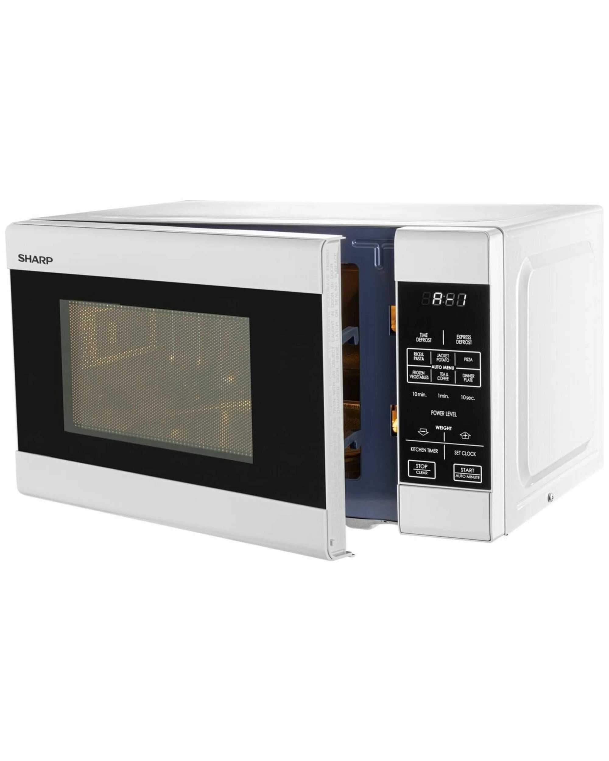 3 Sharp 750W Compact Microwave Oven, 3 of 4
