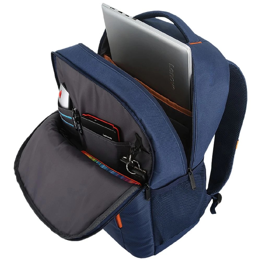 4 Lenovo 15.6" Everyday Backpack Blue, 4 of 5