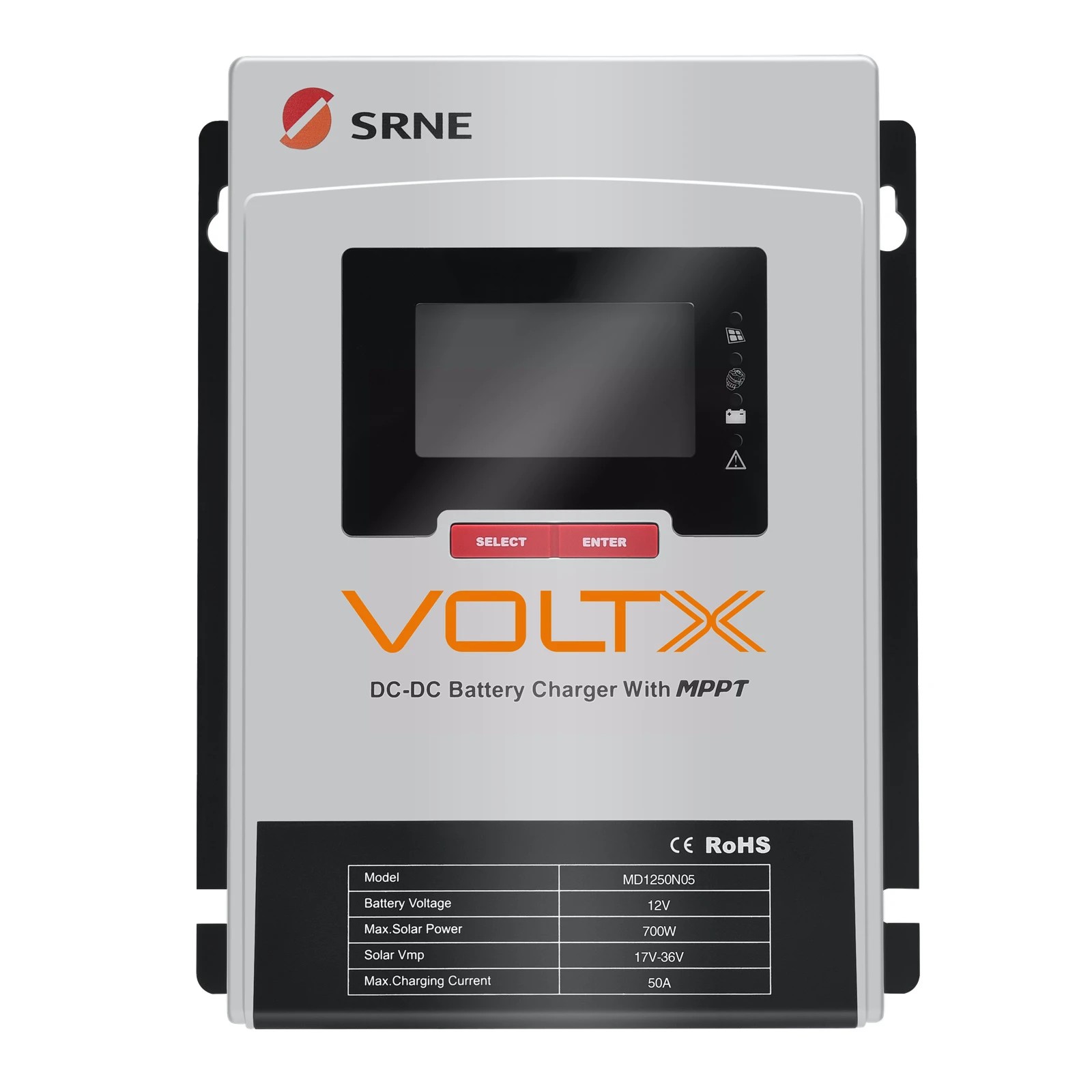 1 12V 50A DC-DC Charger MPPT Solar Controller Bluetooth for RV Ute 4WD Camper, 1 of 10