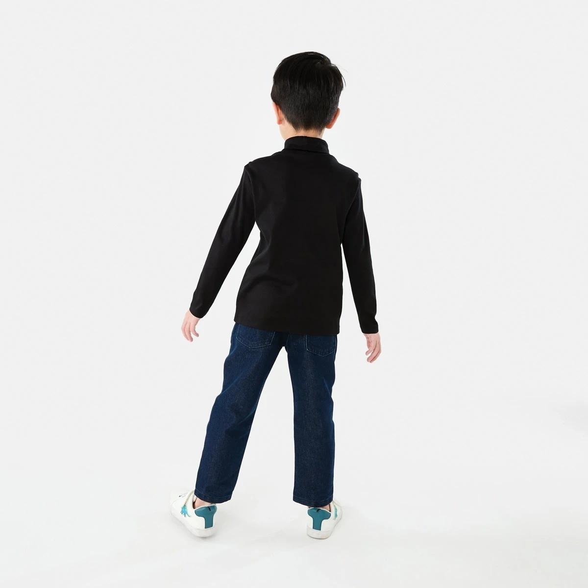 6 Long Sleeve Skivvy Top Black, 6 of 8