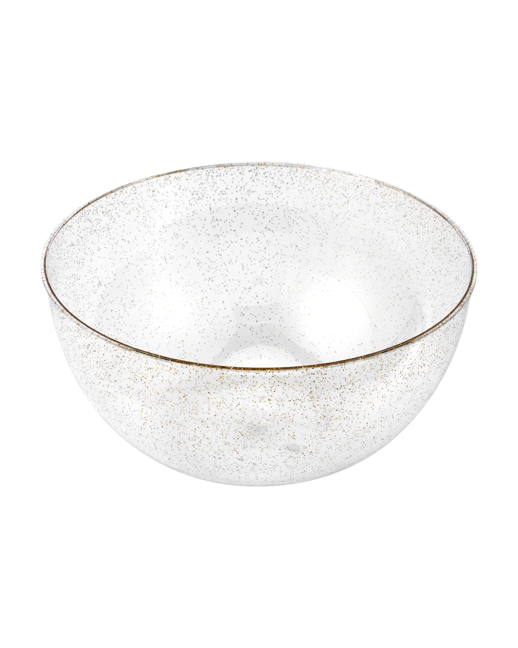 1 Reuseable Gold Look Glitter Bowl, 1 of 4
