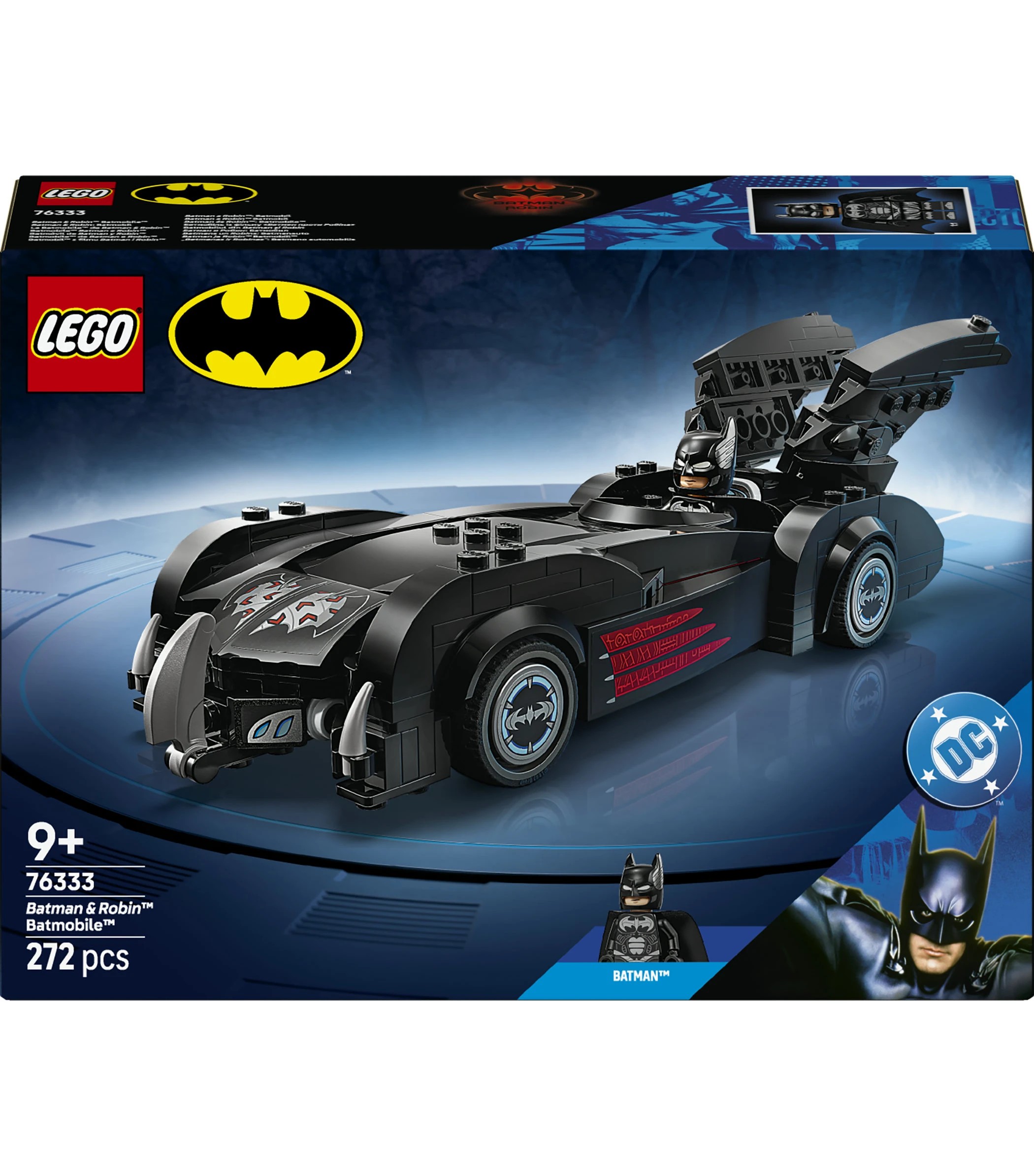 1 LEGO Super Heroes Batman & Robin Batmobile 76333, 1 of 10