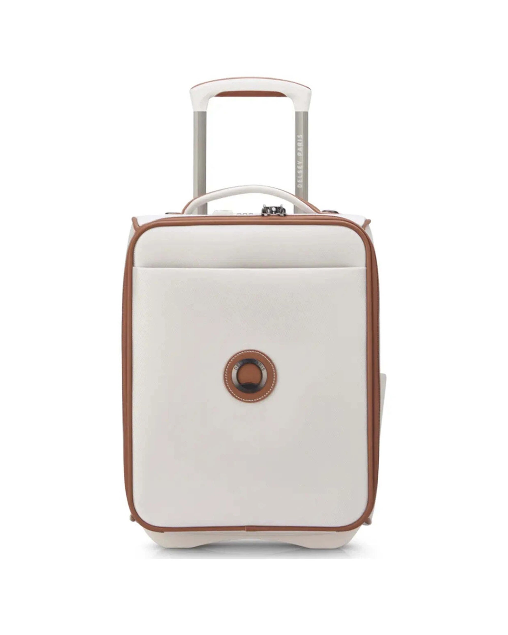 1 Delsey Chatelet Air 2.0 40 cm Underseater Case Laptop Pocket TSA Lock USB Port Angora - White, 1 of 8