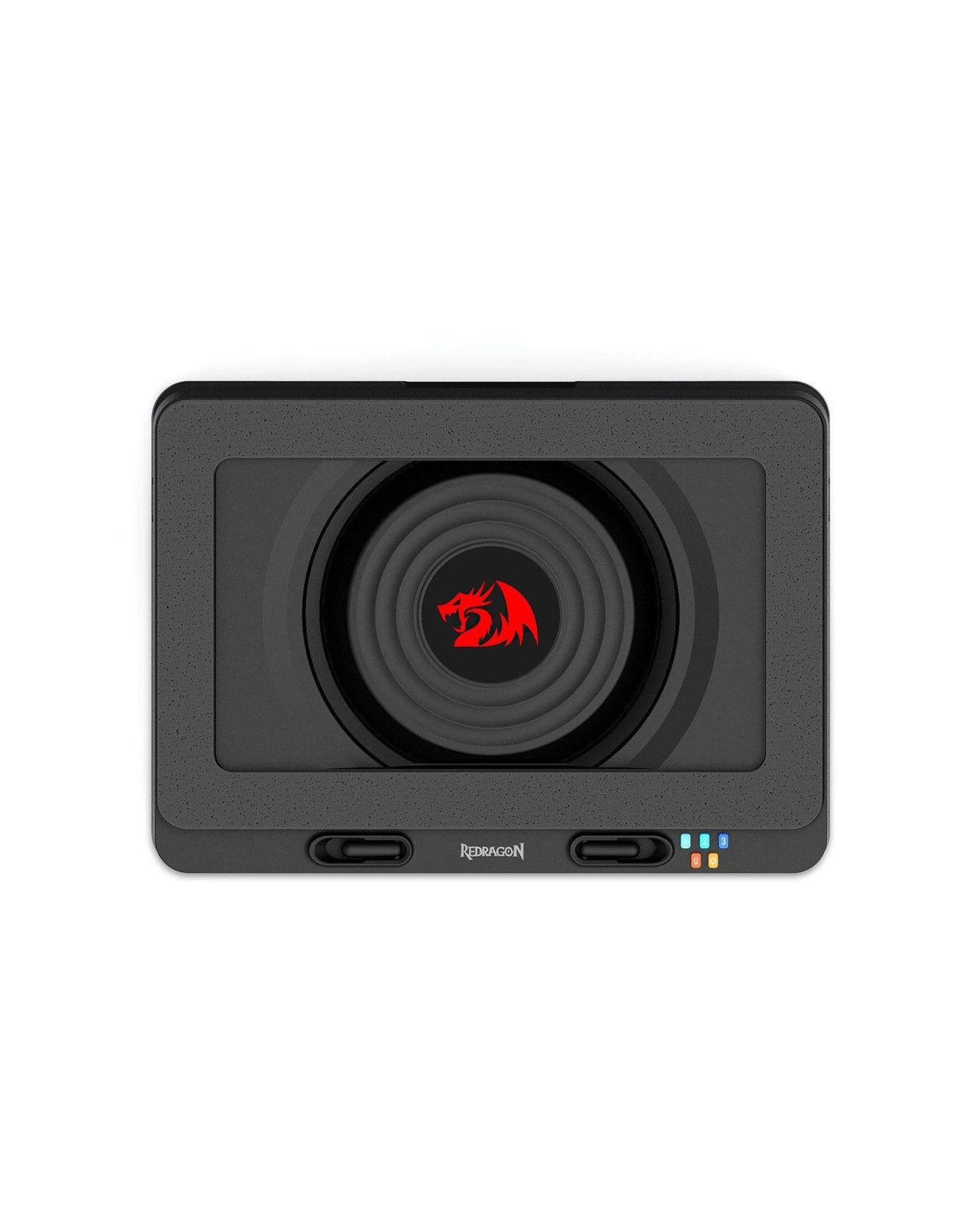 2 Redragon GCP512 Windseek TurboFan Laptop Cooling Stand - Black, 2 of 9