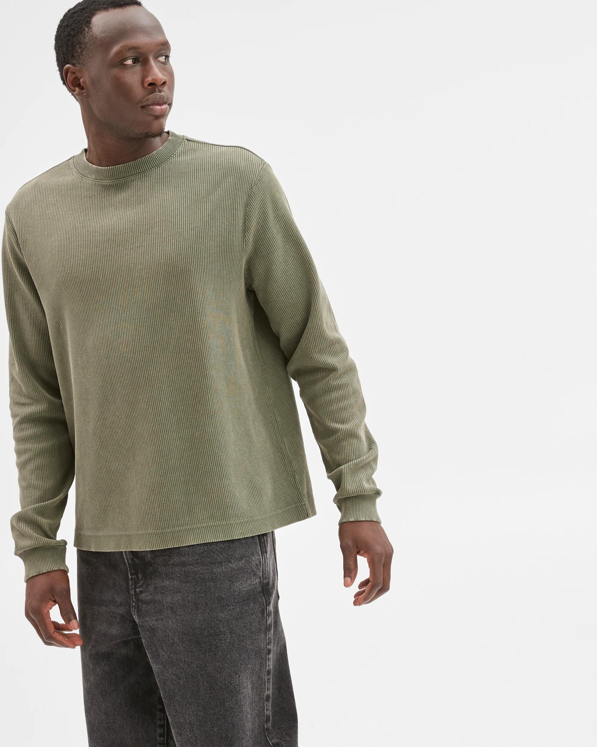 1 Commons Australian Cotton Relaxed Heavyweight Textured T-Shirt ACID GREEN, 1 of 6