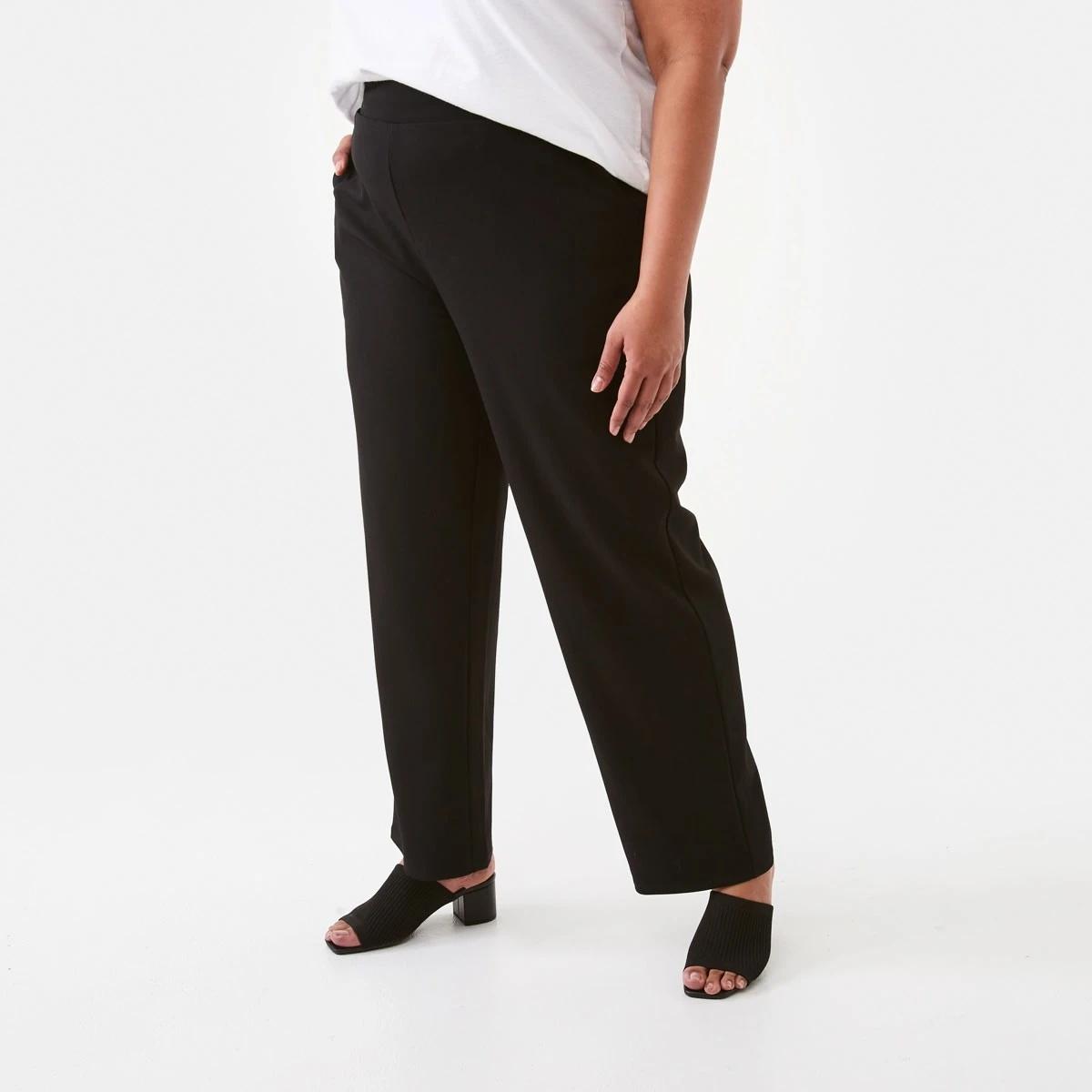 2 Curve Straight Leg Work Pants SOLID BLACK, 2 of 5