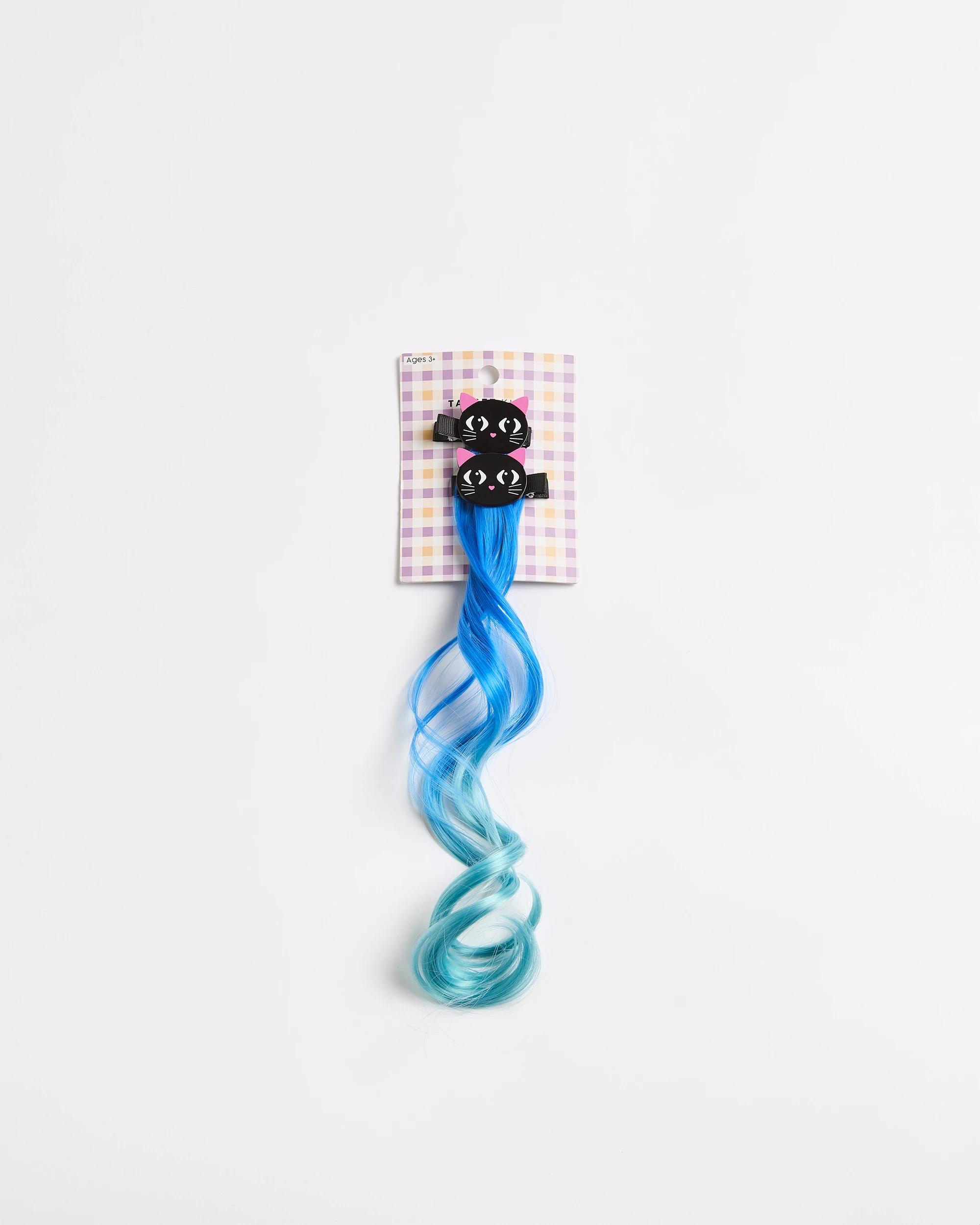 2 Target Kids Halloween 2 Pack Cat Faux Hair Clips CATS, 2 of 2