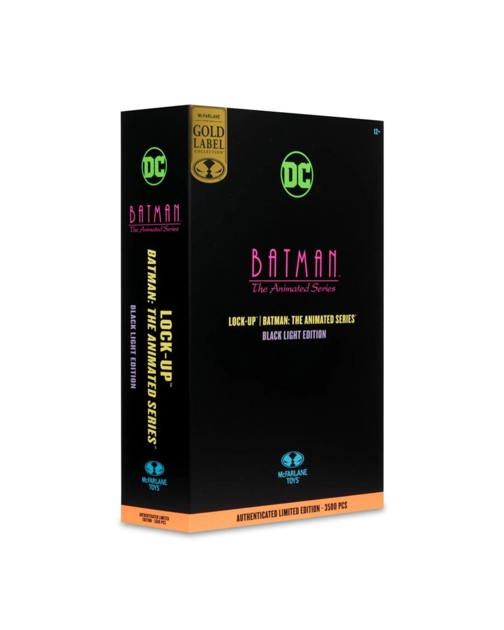 9 DC Multiverse Gold Label Batman the Animated Series Black Light Edition Lock-Up 6 inch Action Figure, 9 of 10