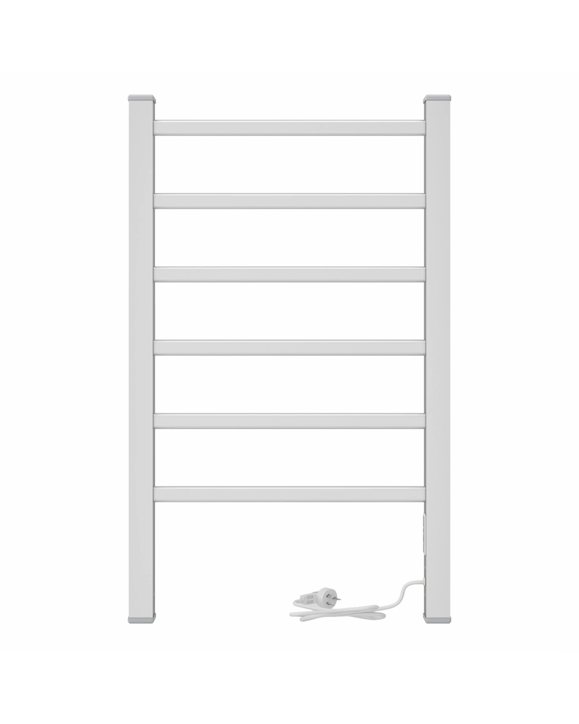 6 Advwin Electric Heated Towel Rail Tower 52.5x86cm - White, 6 of 8