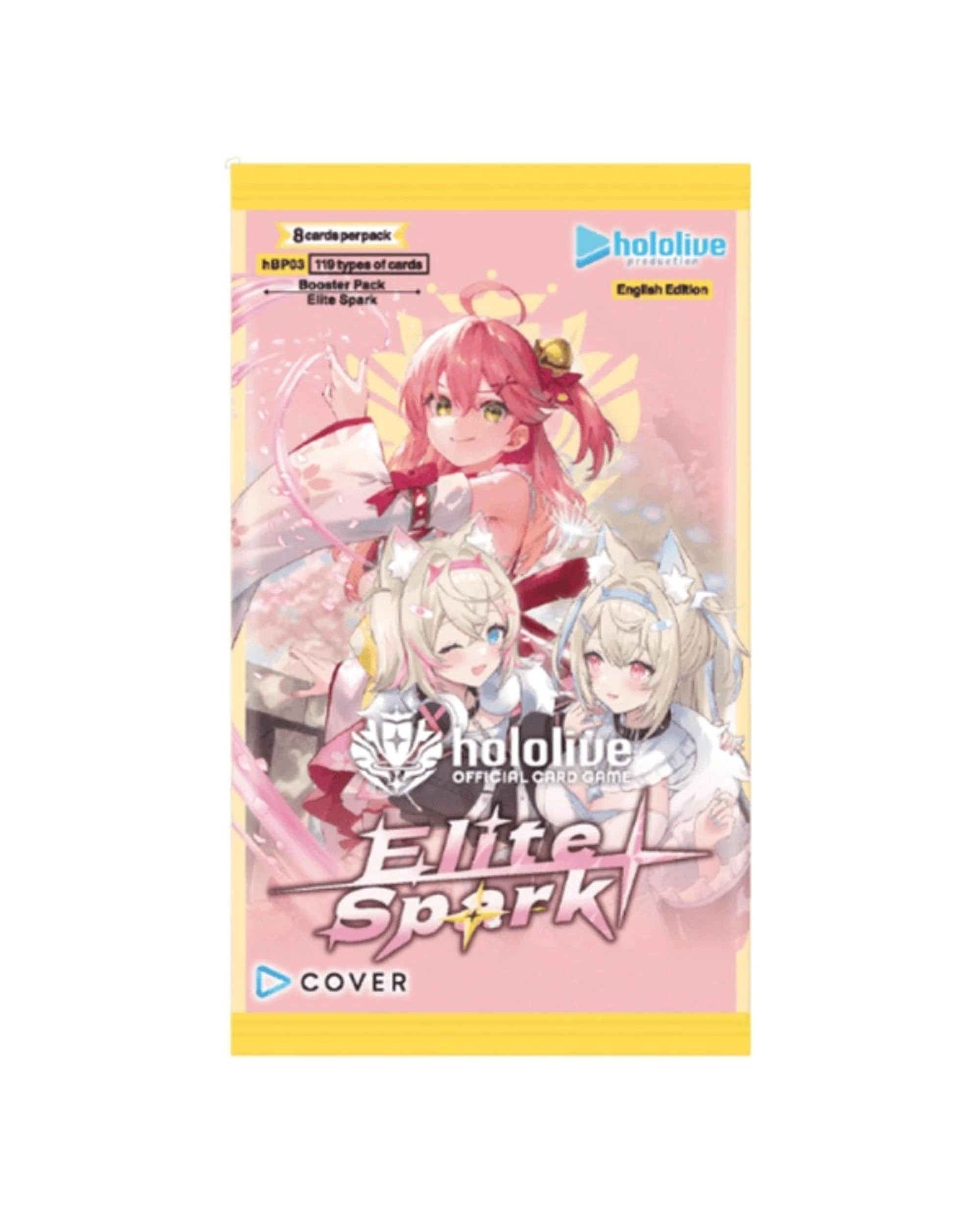 1 Hololive Official Card Game Elite Spark Booster Pack, 1 of 1