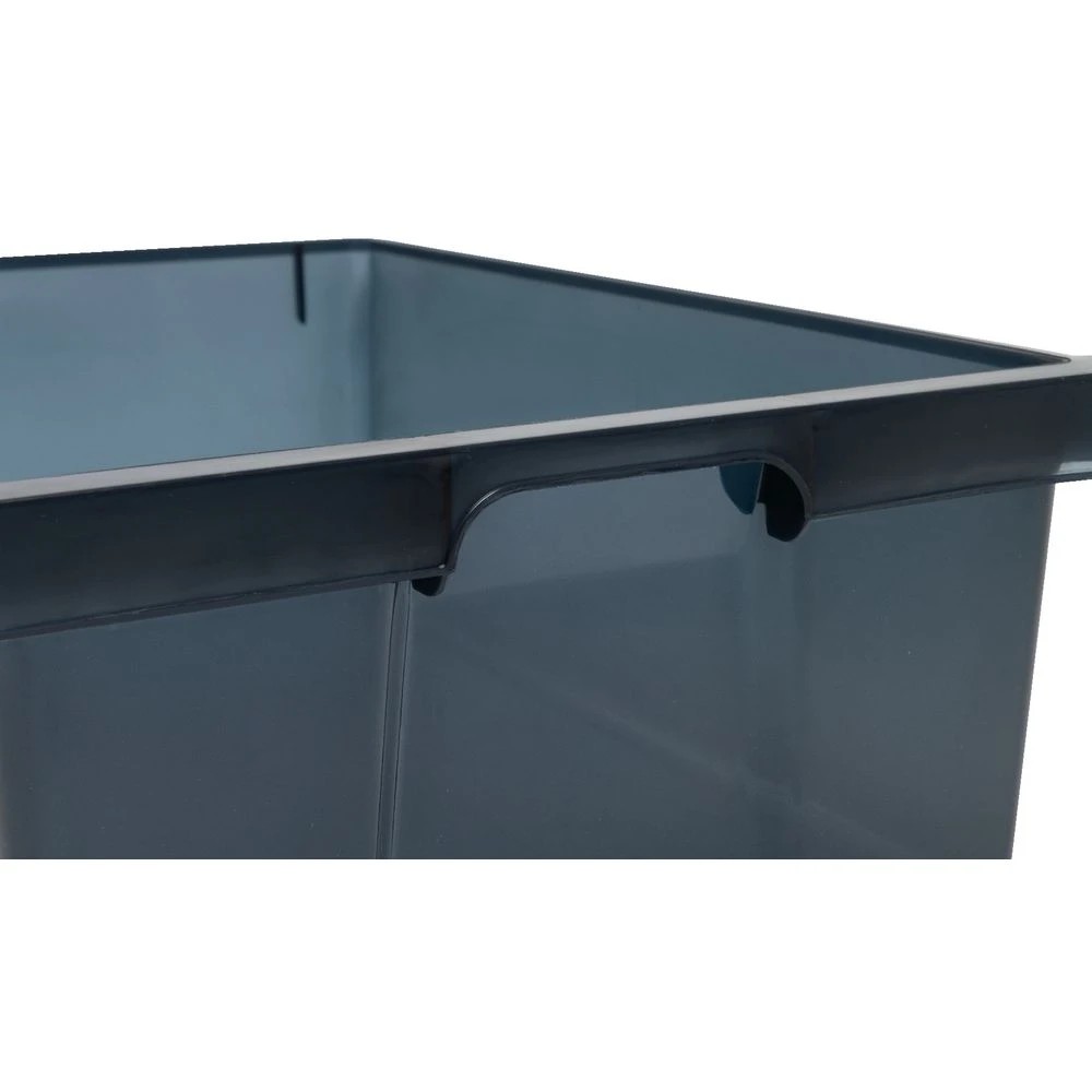 3 J.Burrows 4 Drawer Storage Tower on Wheels Black, 3 of 10