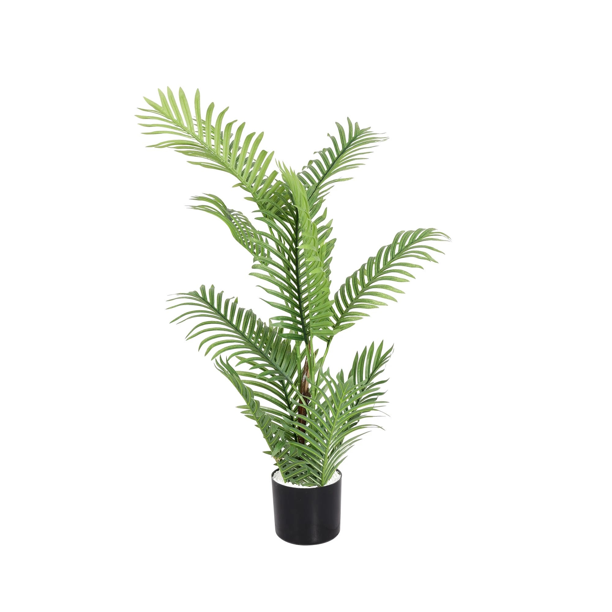 2 Lambu 100cm Palm Tree In Plastic Pot Artificial Plant, 2 of 6
