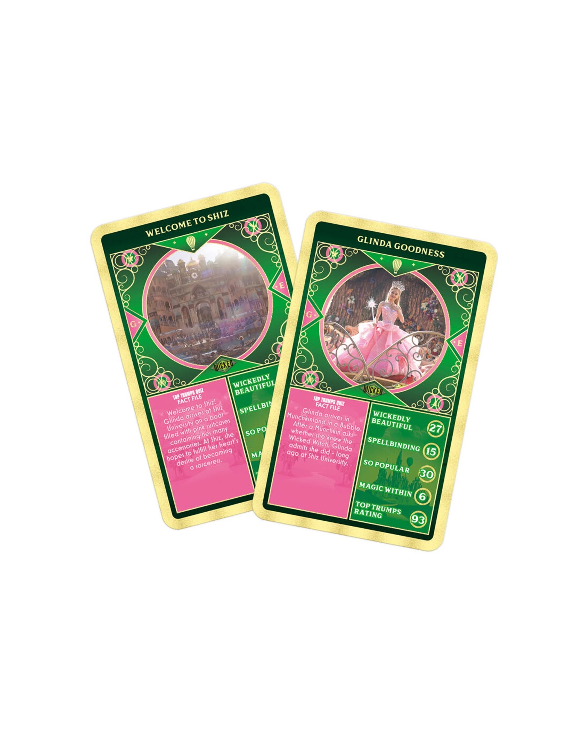 7 TOP TRUMPS 2PK Wicked Edition Family And Kids Trivia Card Game - Black, 7 of 8