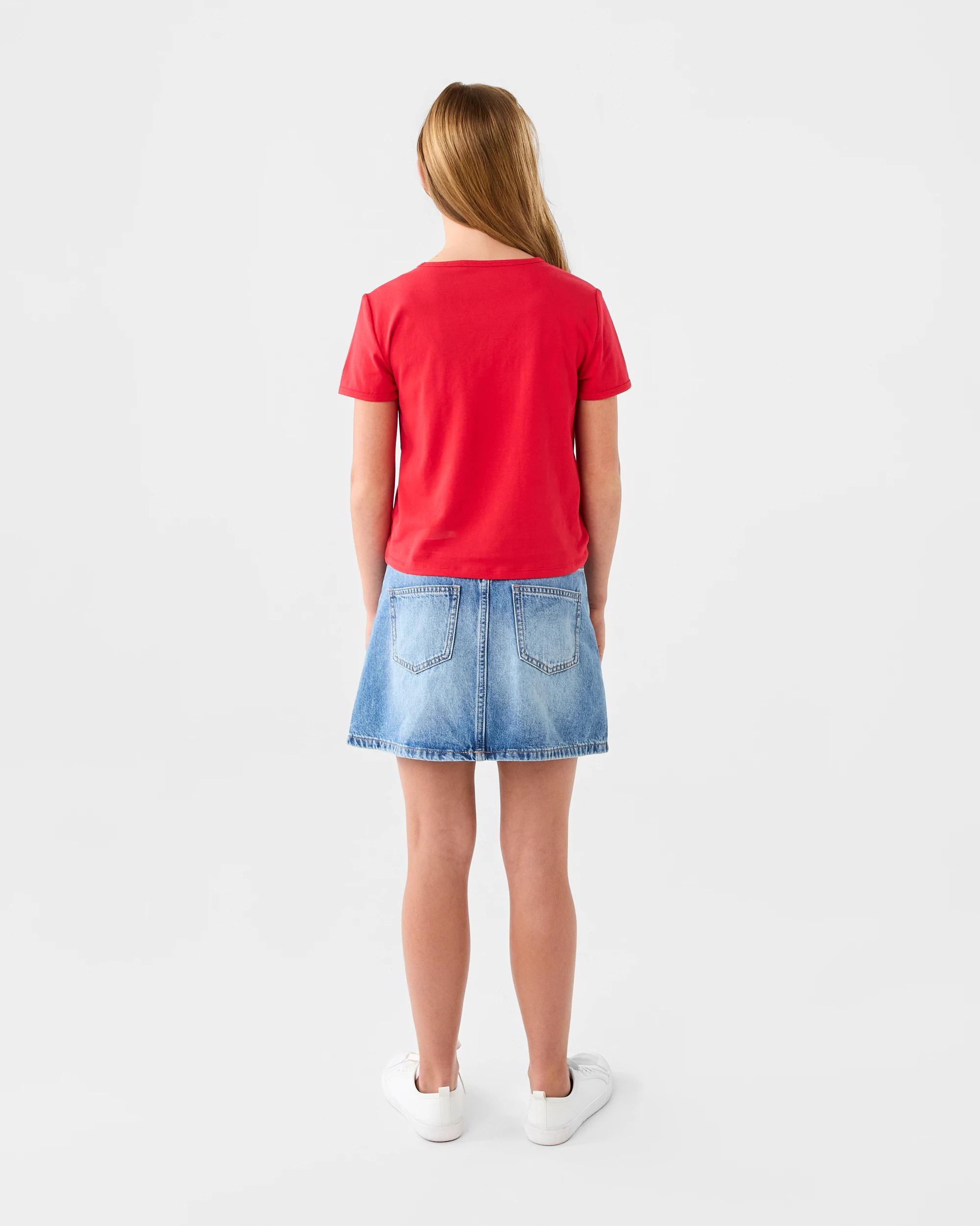 6 Christmas Ringer T-shirt Red Teddy, 6 of 6