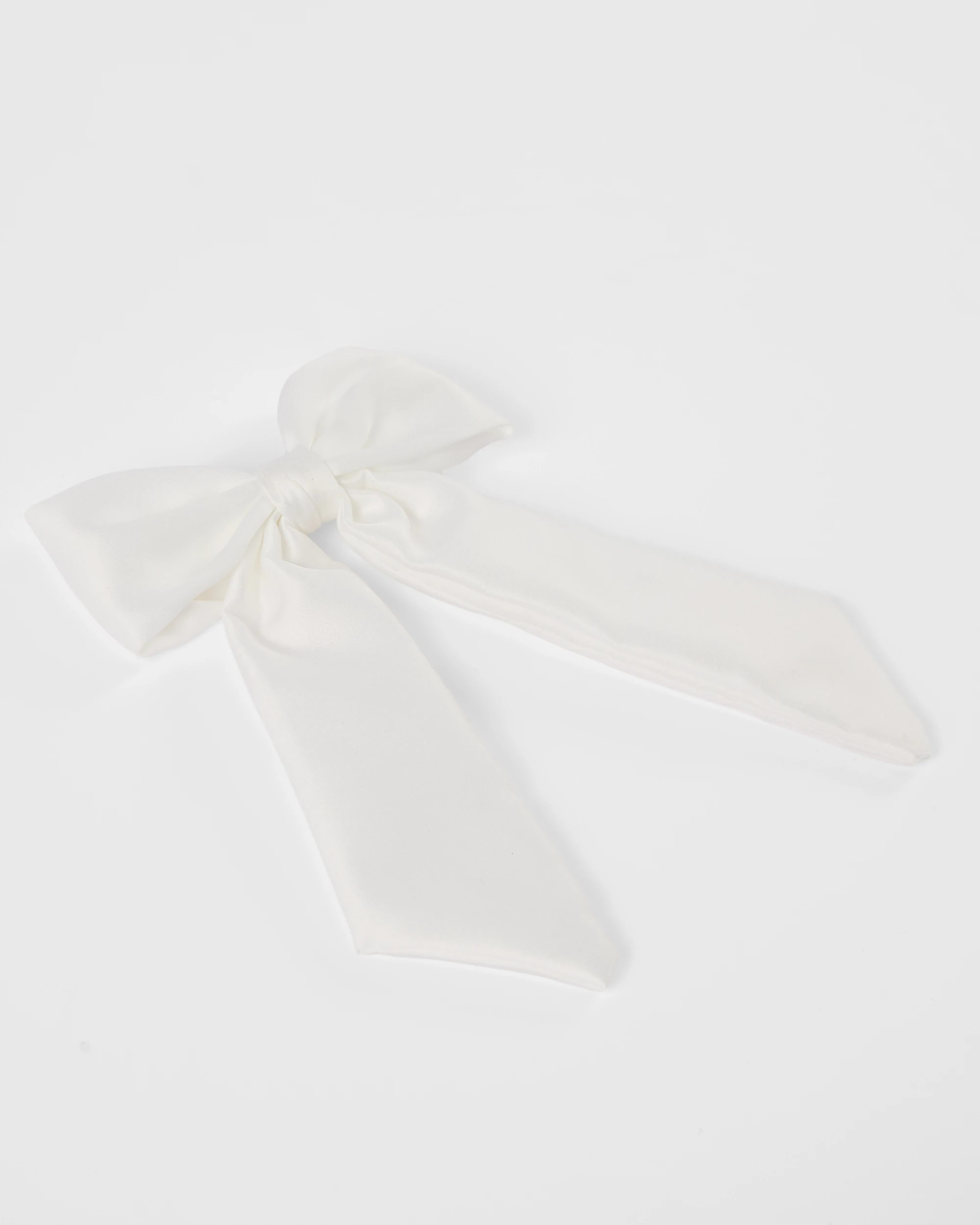 3 White Large Bow Hair Clip, 3 of 4
