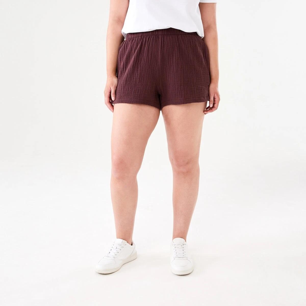6 Double Cloth Shorts WARM MULBERRY, 6 of 6