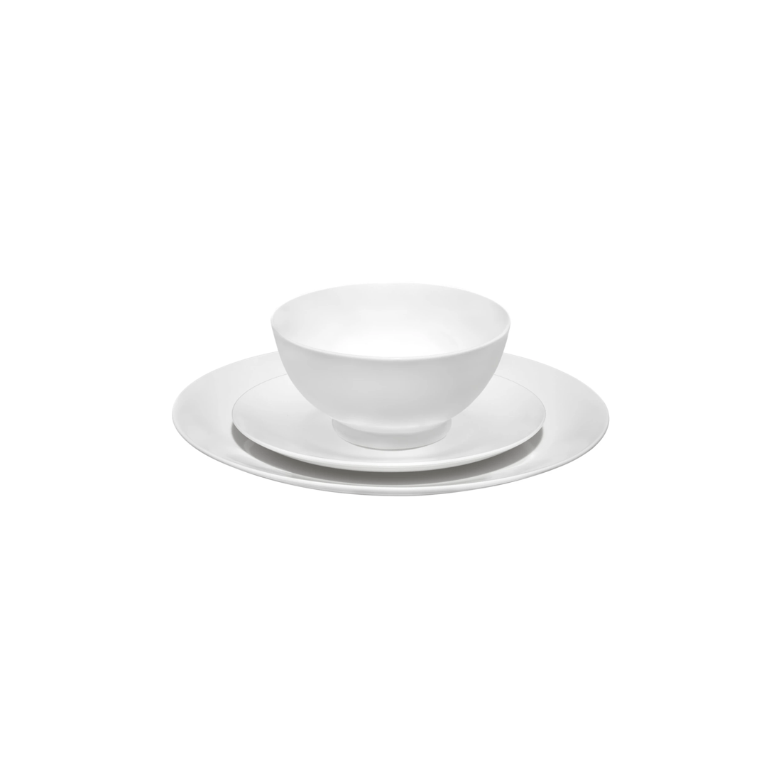 2 Maxwell & Williams 12pc Basics Dynasty Coupe Porcelain Dinner Set For Everyday
 - White, 2 of 9