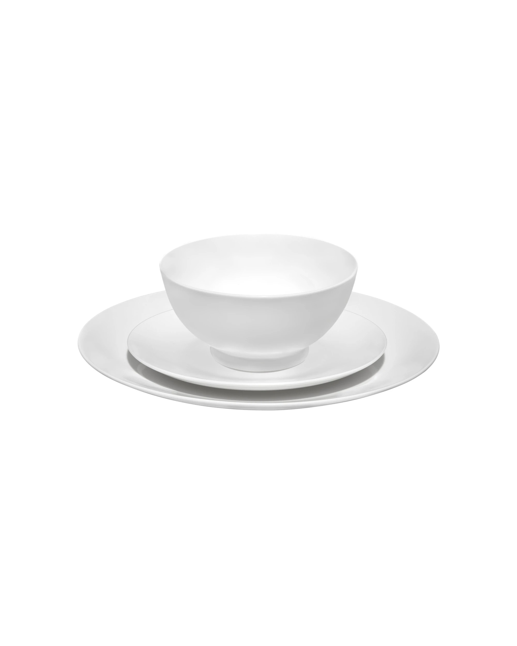 2 Maxwell & Williams 12pc Basics Dynasty Coupe Porcelain Dinner Set For Everyday
 - White, 2 of 9