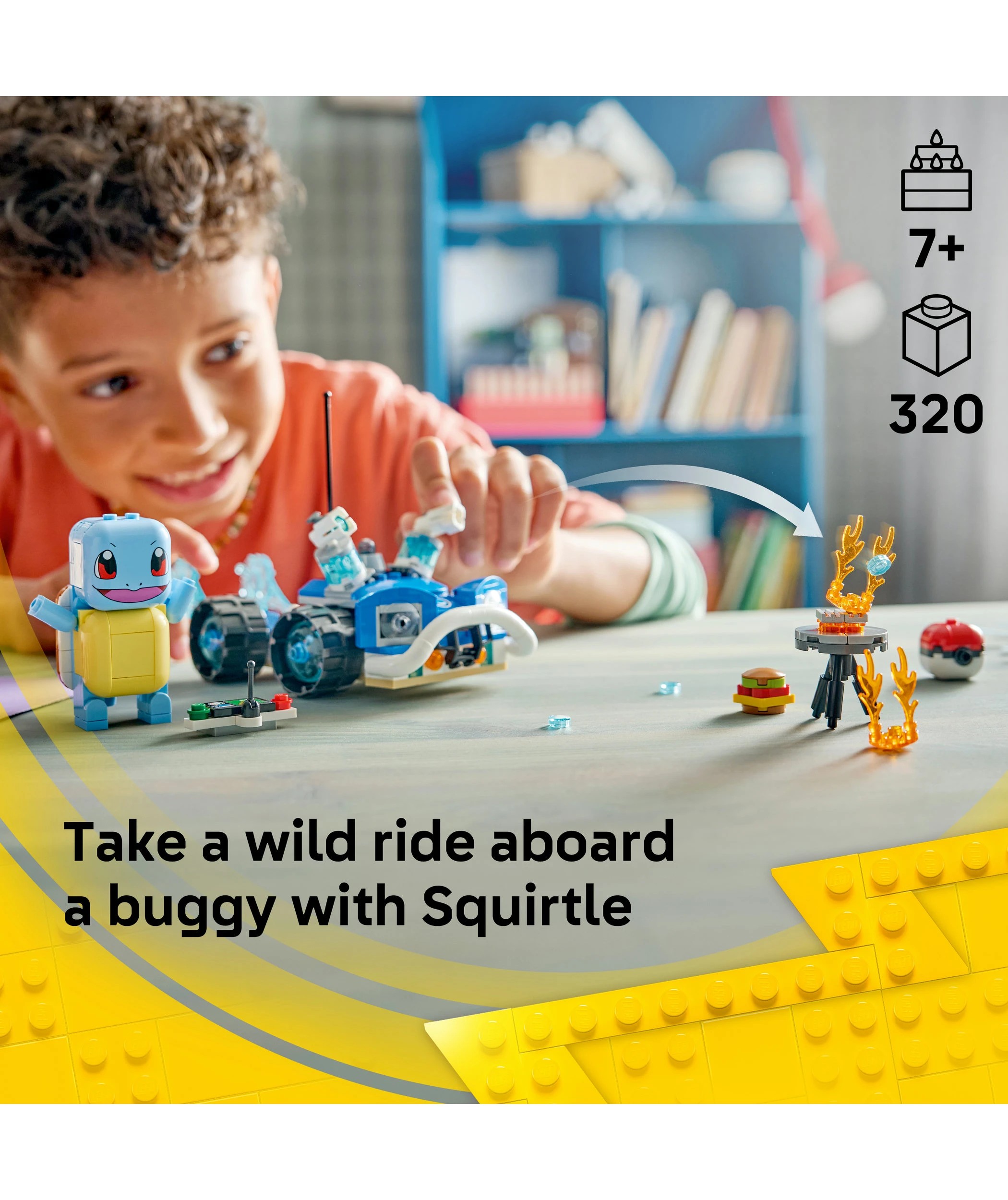 4 LEGO Pokemon SMART Play: Trainer's Buggy Adventure with Squirtle 72156, 4 of 11