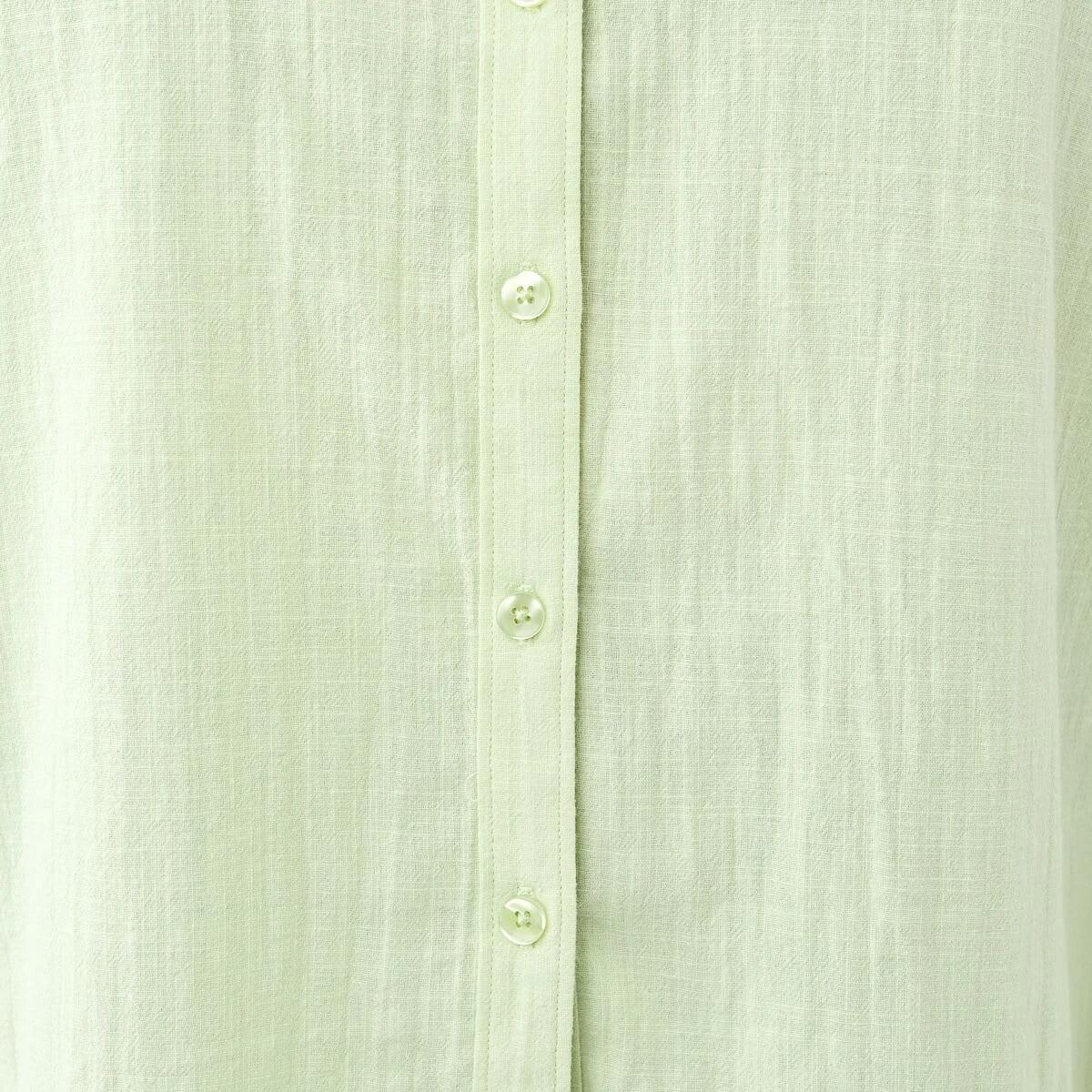 8 Curve Long Sleeve Cotton Shirt Grn Tea, 8 of 8