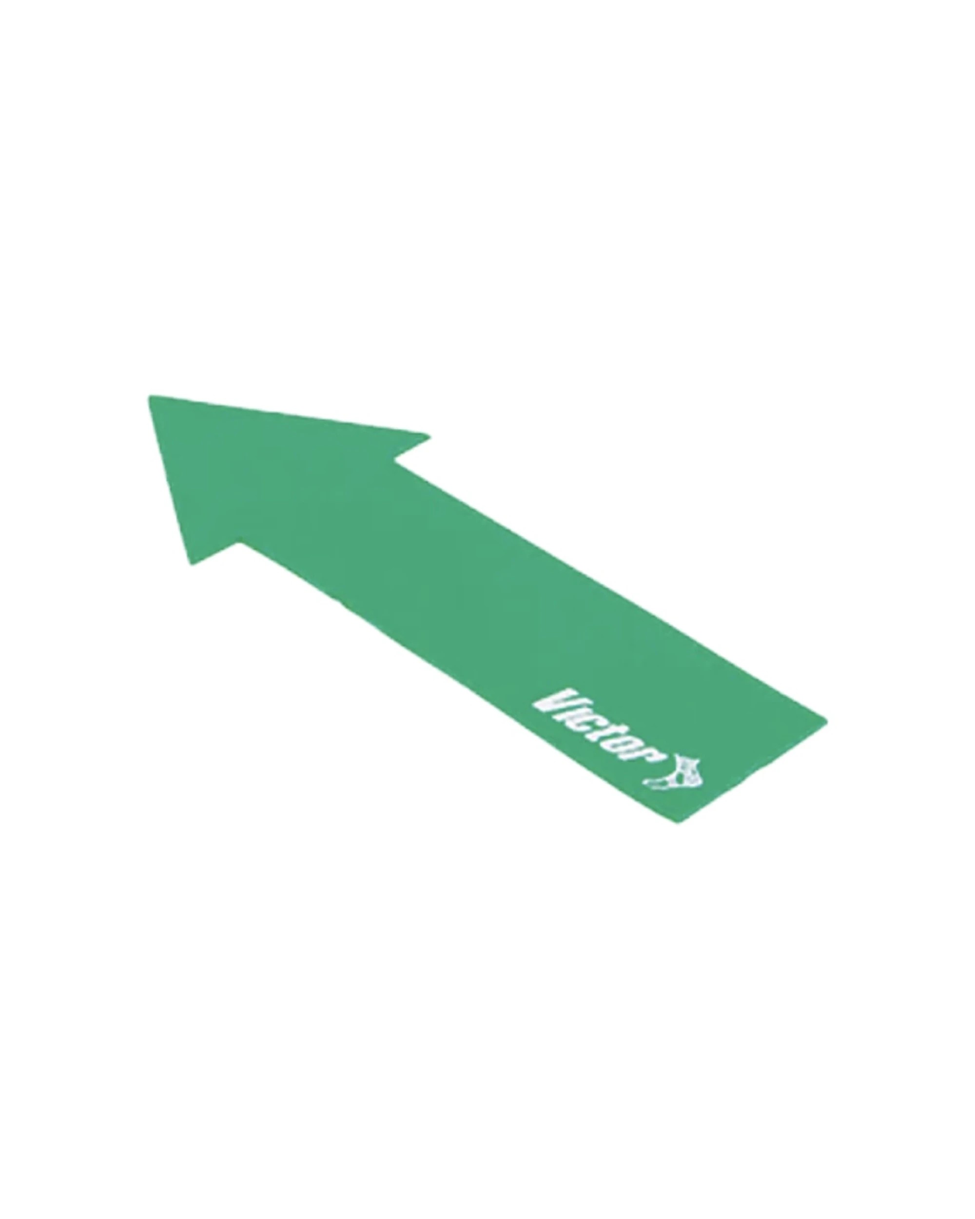 1 Victor Sports Floor Marker Arrow Durable Non-Slip Rubber 37x10cm - Green, 1 of 1