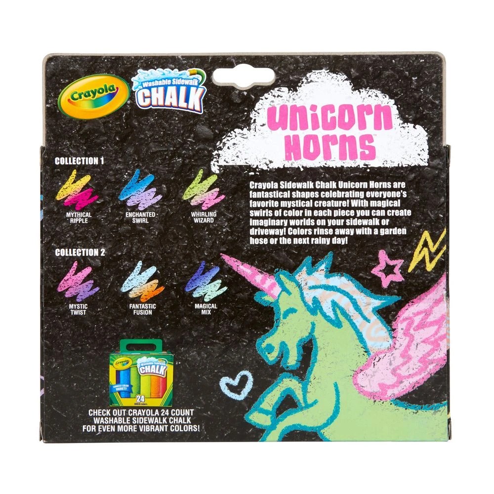 5 Crayola Sidewalk Chalk Unicorn Horns, 5 of 5