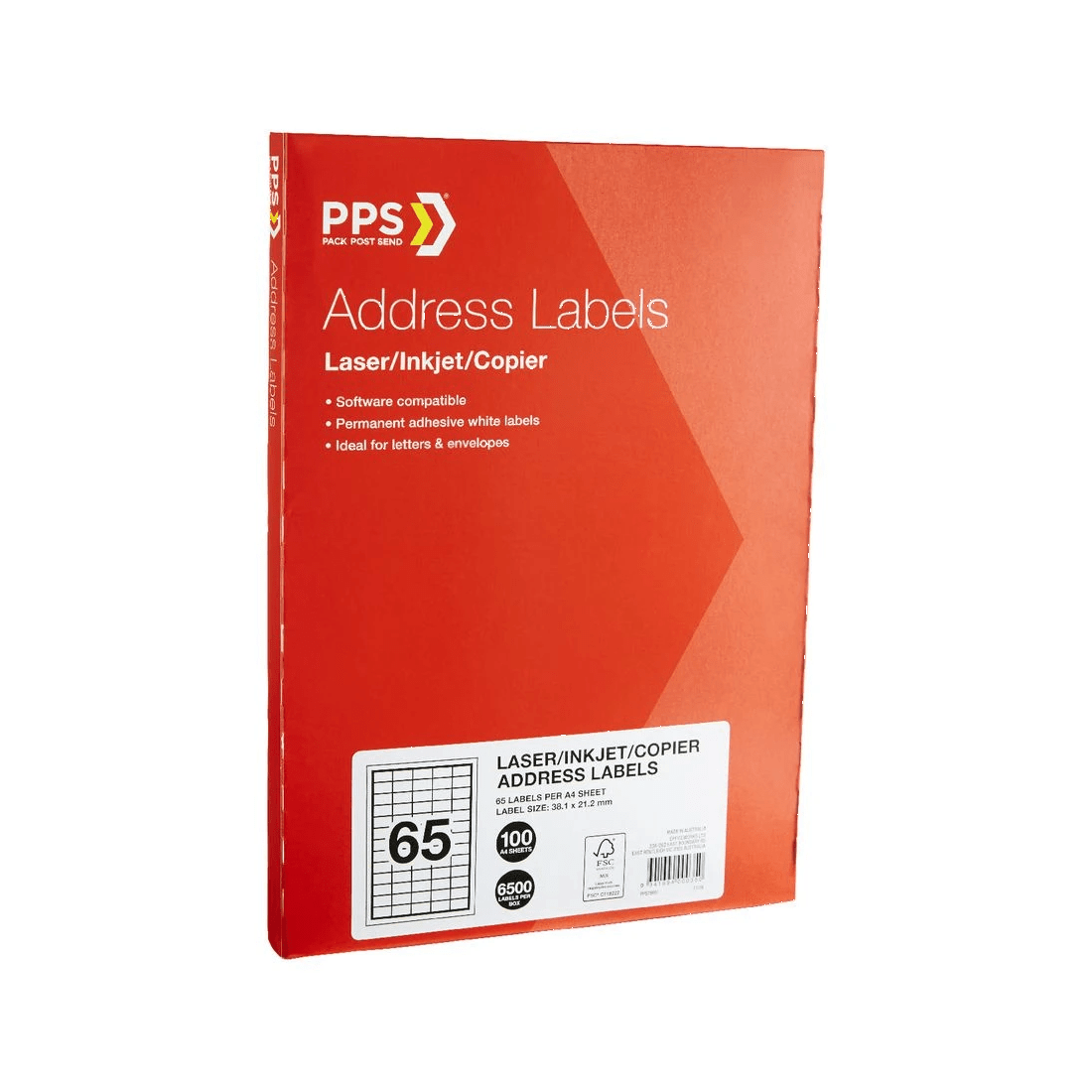 2 PPS Inkjet Laser Address Labels 65UP 100 Sheets, 2 of 3