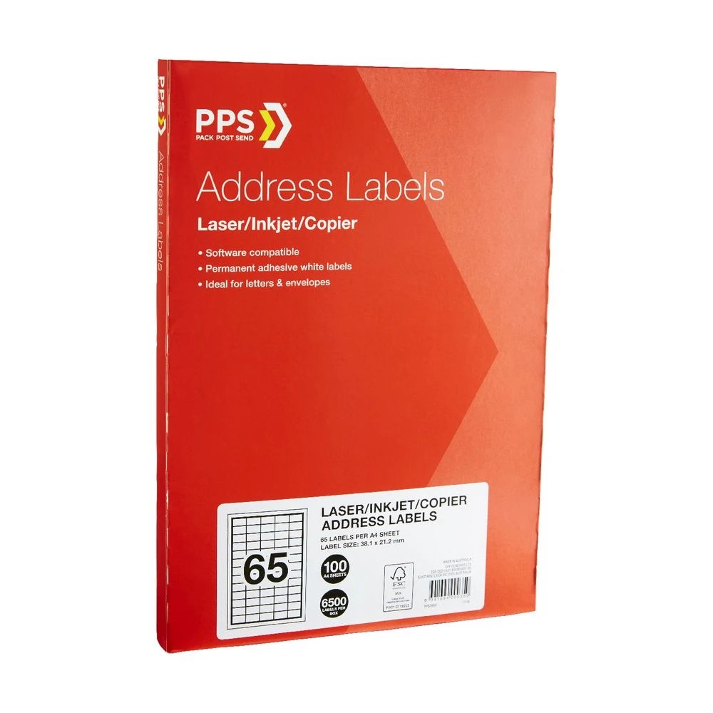2 PPS Inkjet Laser Address Labels 65UP 100 Sheets, 2 of 3