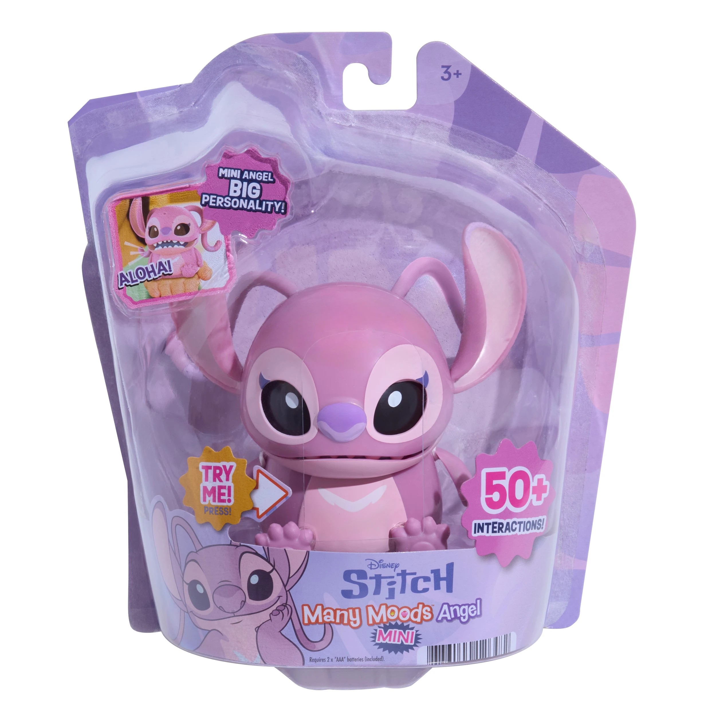 1 11cm Disney Stitch Many Moods Mini Angel Toy, 1 of 7