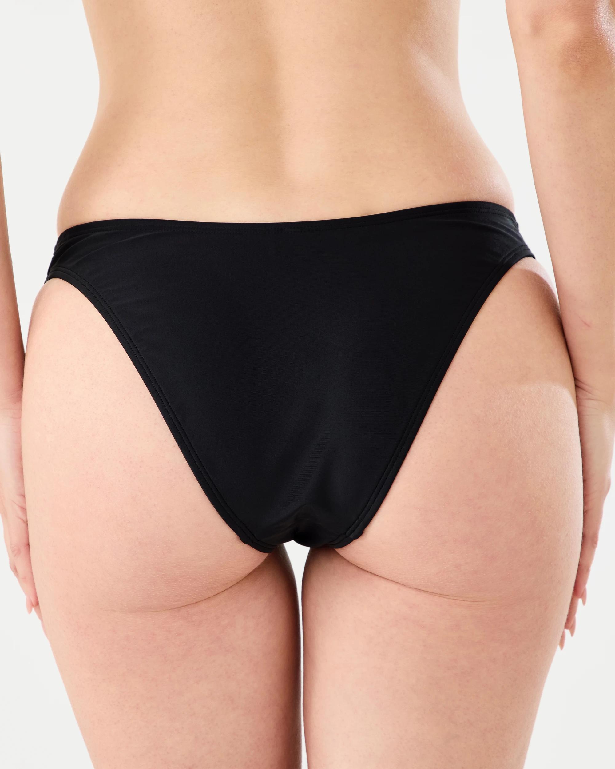 4 Cheeky Bikini Briefs Black, 4 of 5