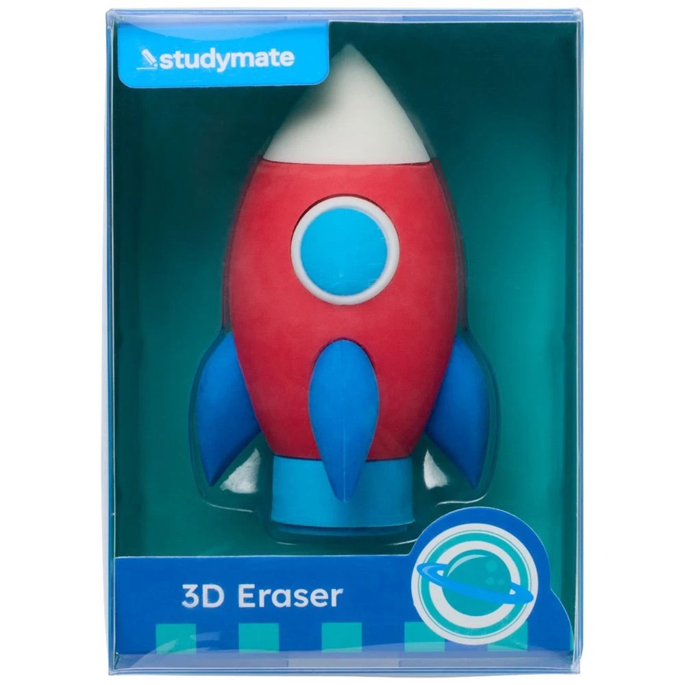 3 Studymate Novelty 3D Eraser Rocket, 3 of 3