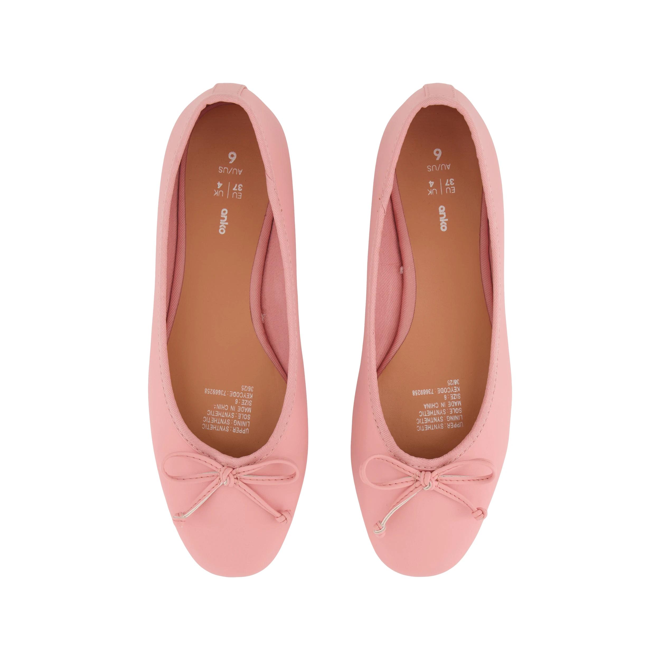 2 Bow Ballet Flats Pink, 2 of 3