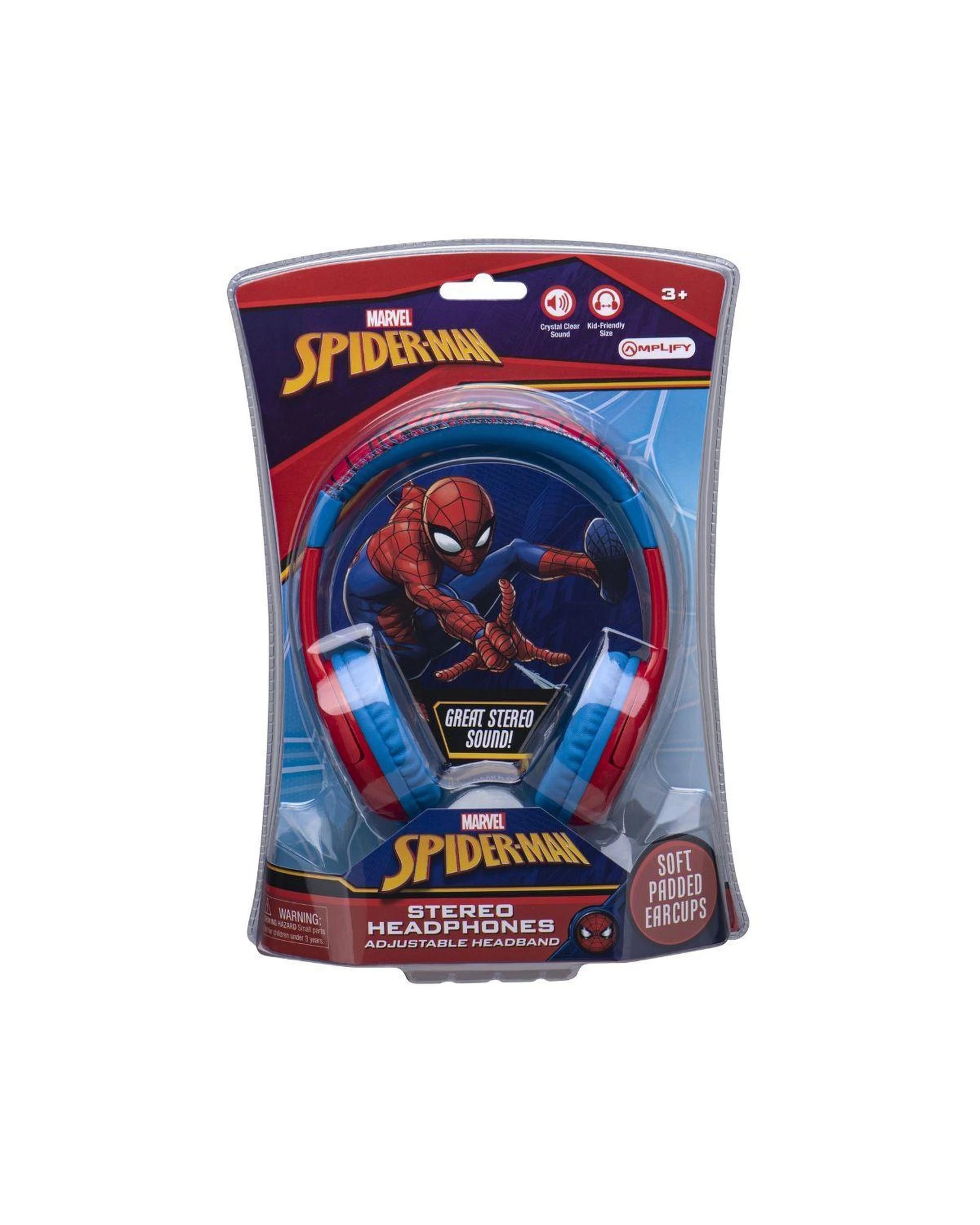 3 MARVEL Spider-Man Auxiliary Headphones with Kid-Friendly Volume Limit, Padded Earcups & Adjustable Headband, 3 of 3