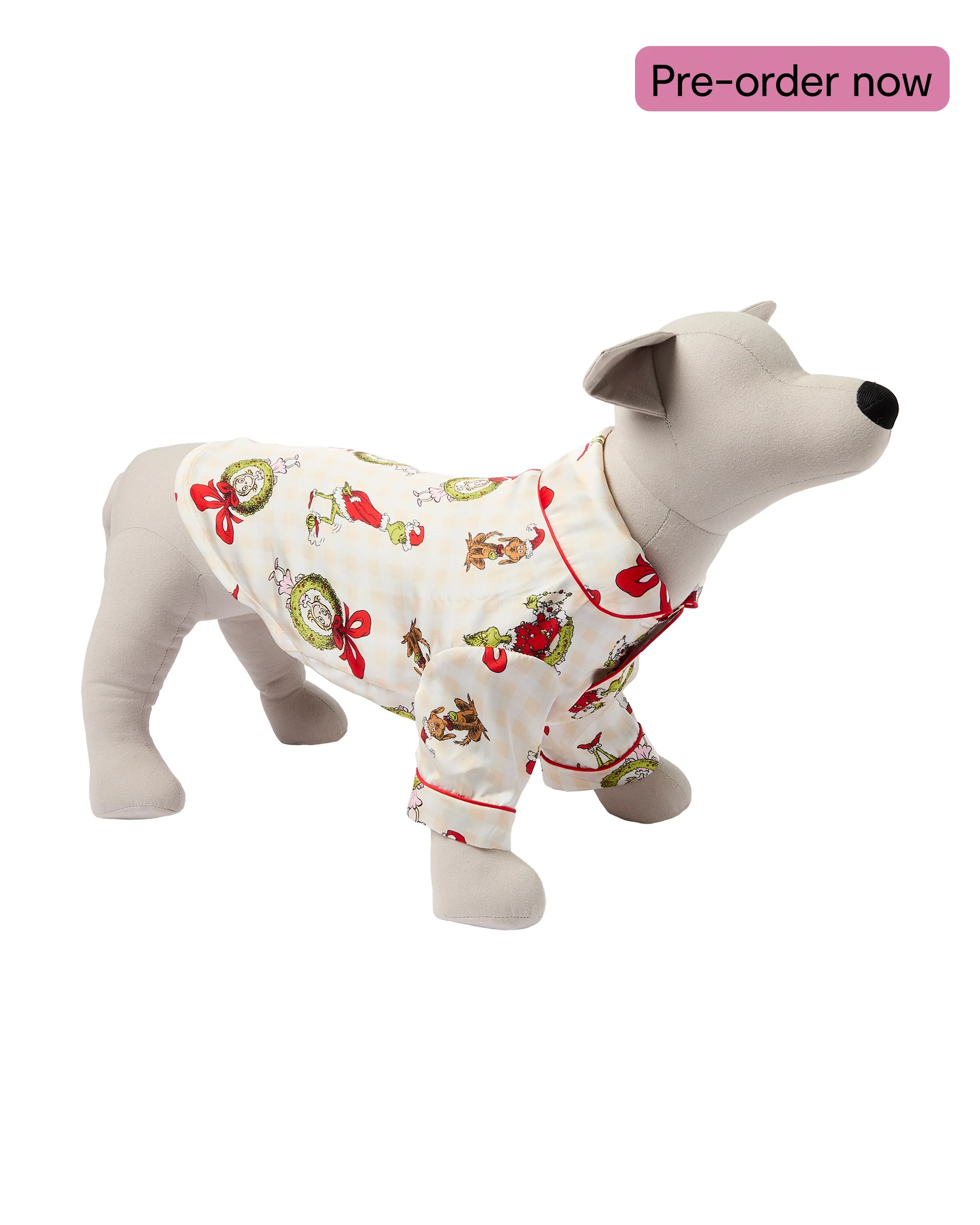 1 Family Matching Christmas Grinch Dog Pyjama Set XL, 1 of 8