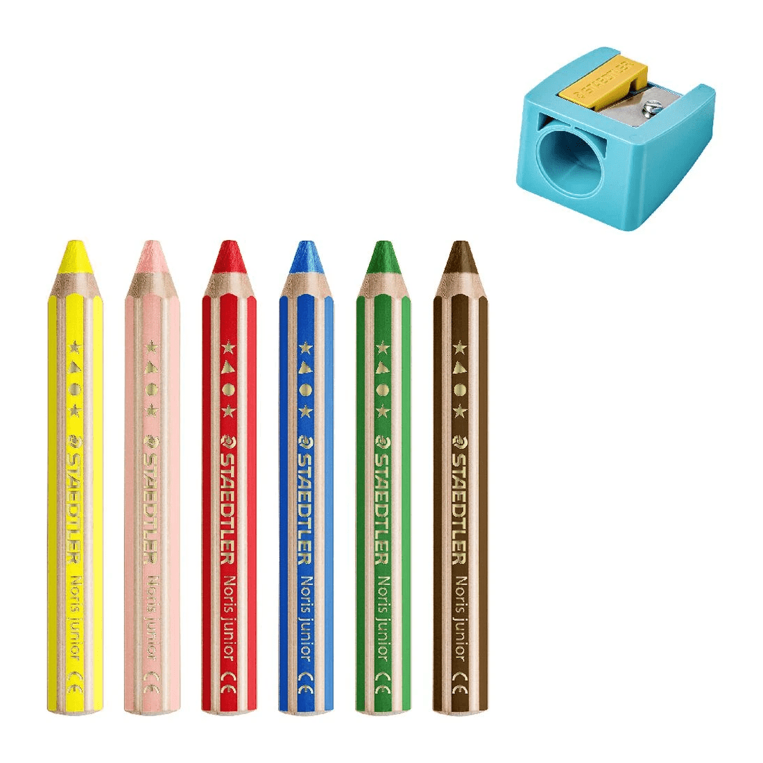 4 Staedtler Noris Junior 3-in-1 Pencils 6 Pack, 4 of 10