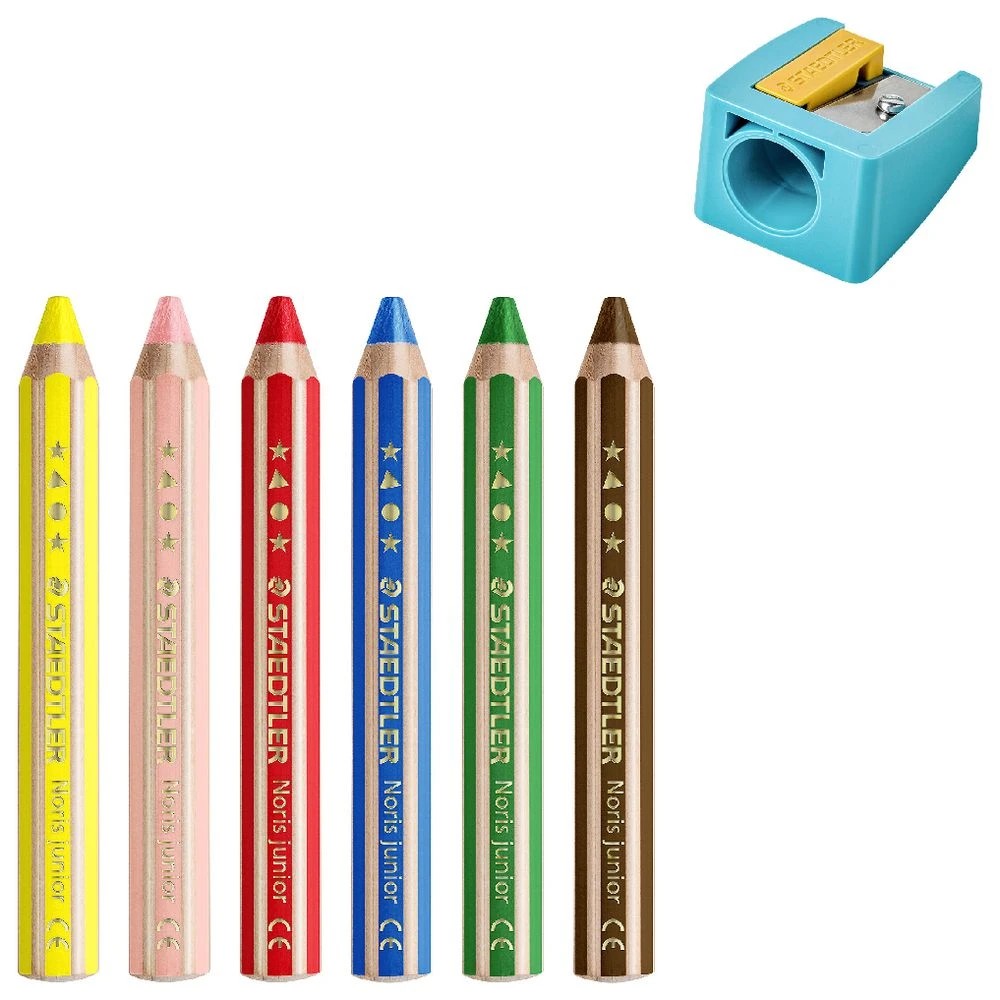 4 Staedtler Noris Junior 3-in-1 Pencils 6 Pack, 4 of 10