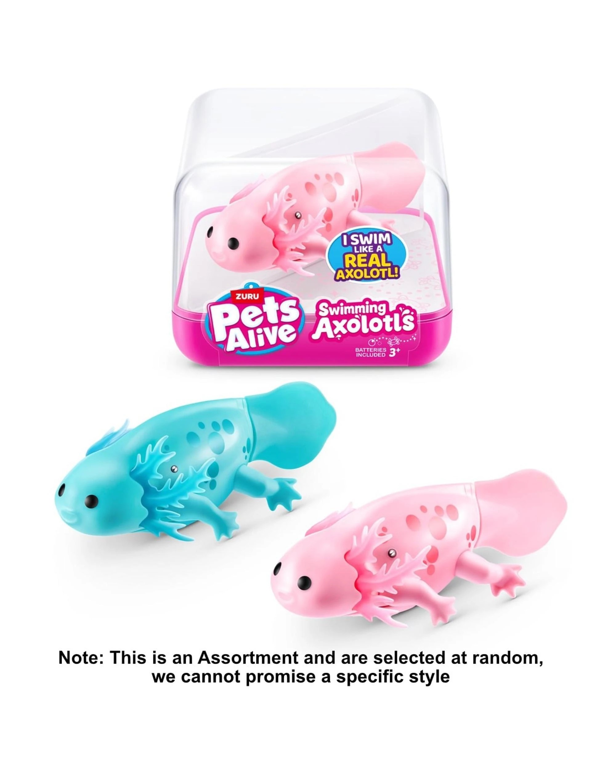 2 Zuru Pets Alive Swimming Axolotls Assorted, 2 of 6