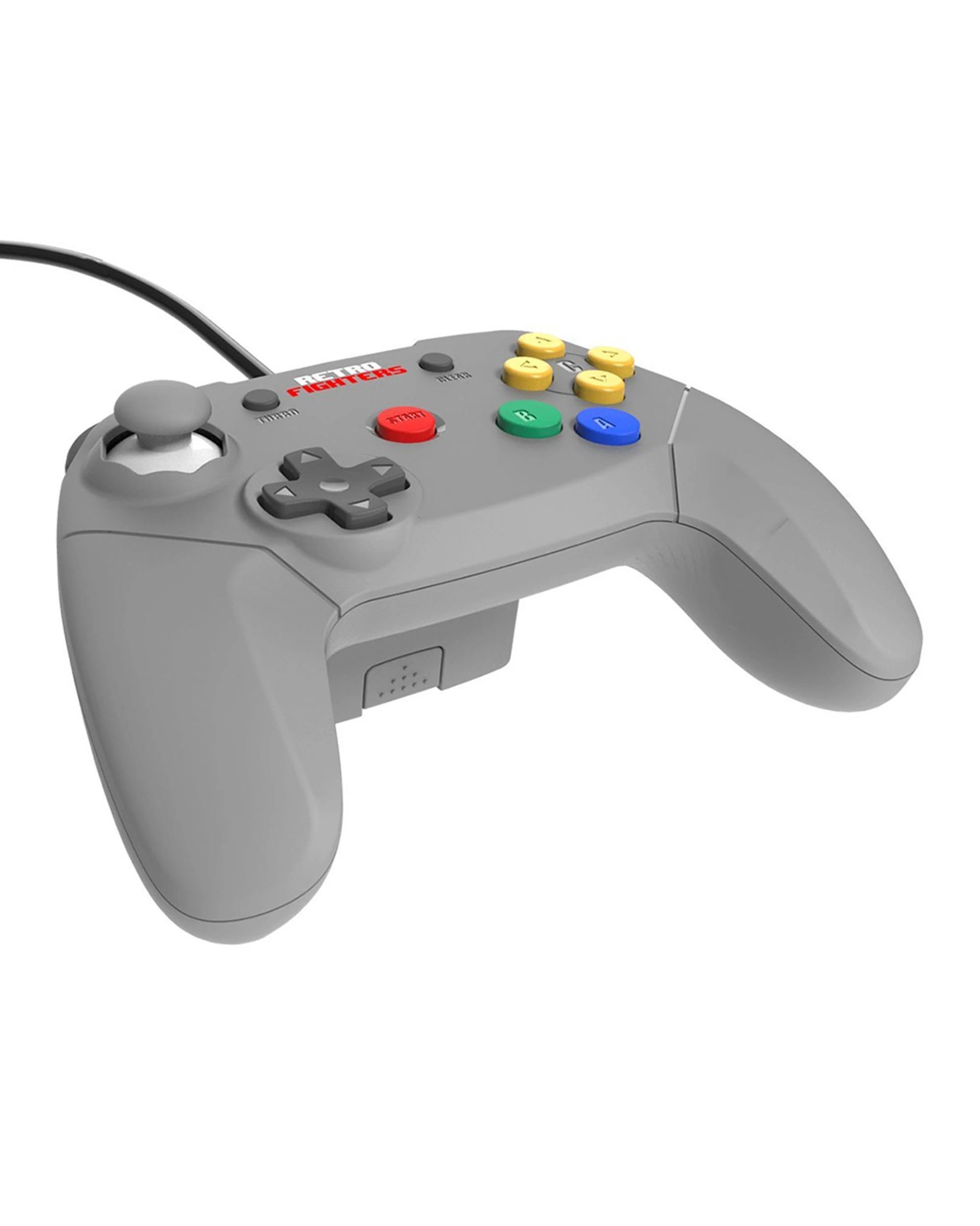 2 Retro Fighters Brawler64 Gamepad for Nintendo 64 - Original Grey - Grey, 2 of 3