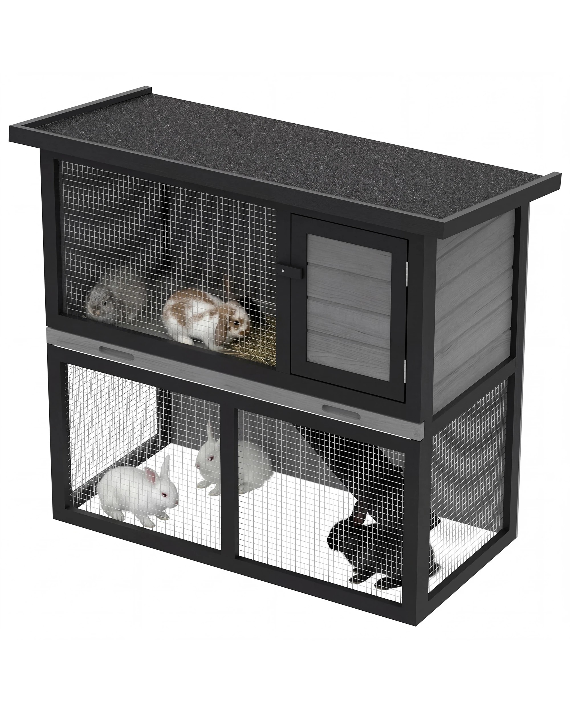 1 Advwin Rabbit Hutch Chicken Coop, 1 of 8