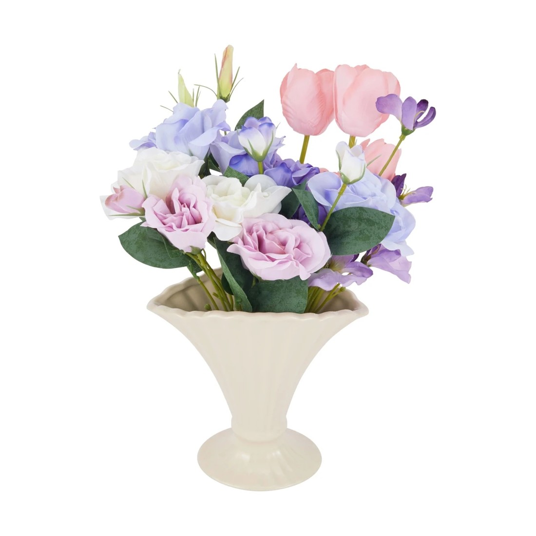 2 Artificial Vintage Florals in Vase, 2 of 5