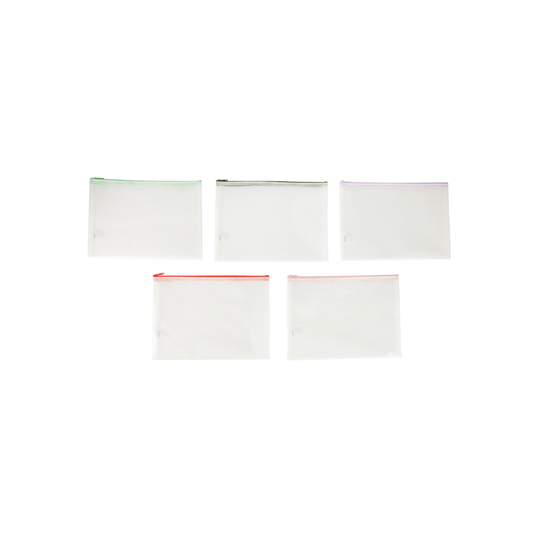 1 5 Pack A4 Size Mesh Pouch, 1 of 4