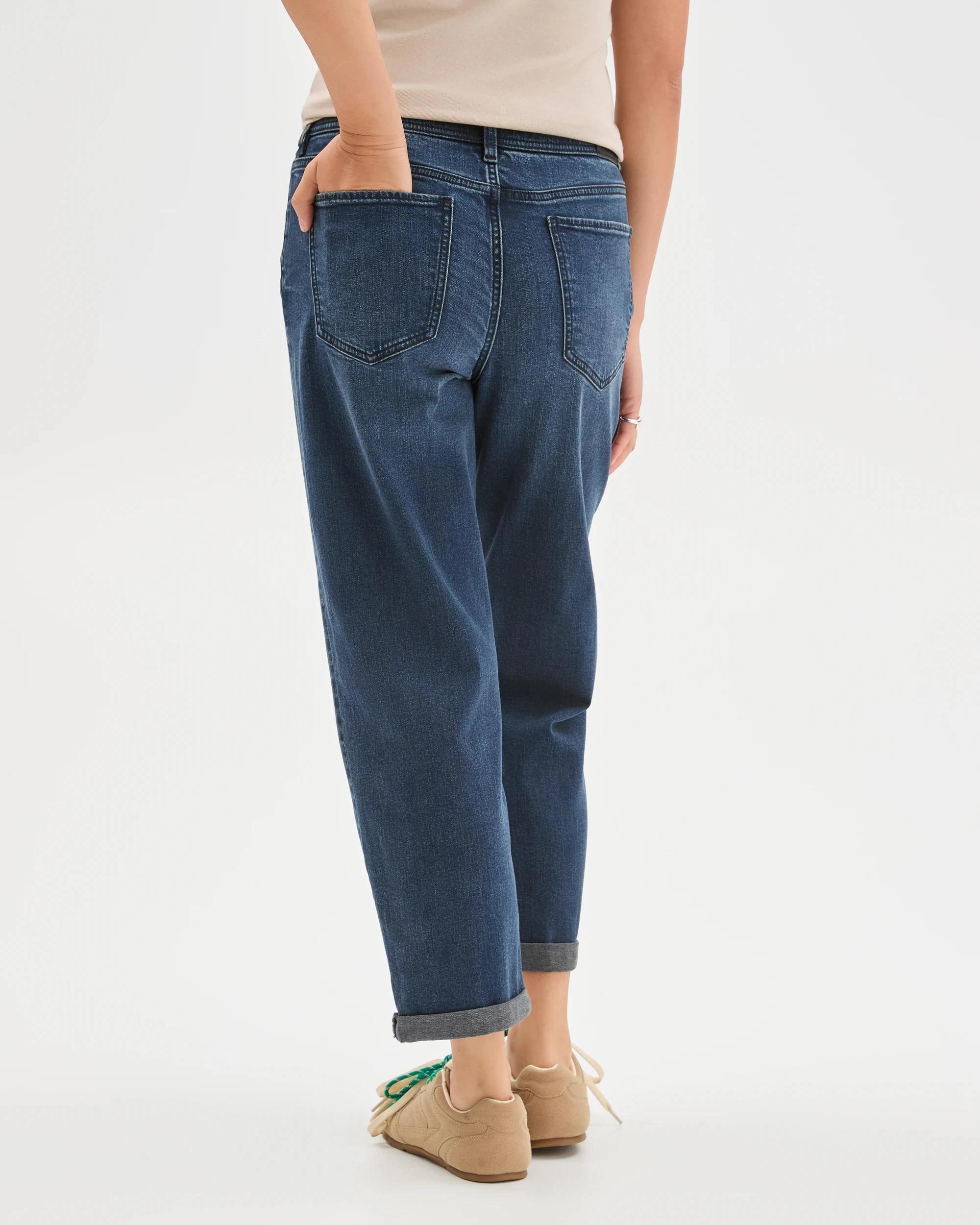 7 Target Denim Mid Rise Courtney Girlfriend Denim Jeans MOONLIGHT, 7 of 7