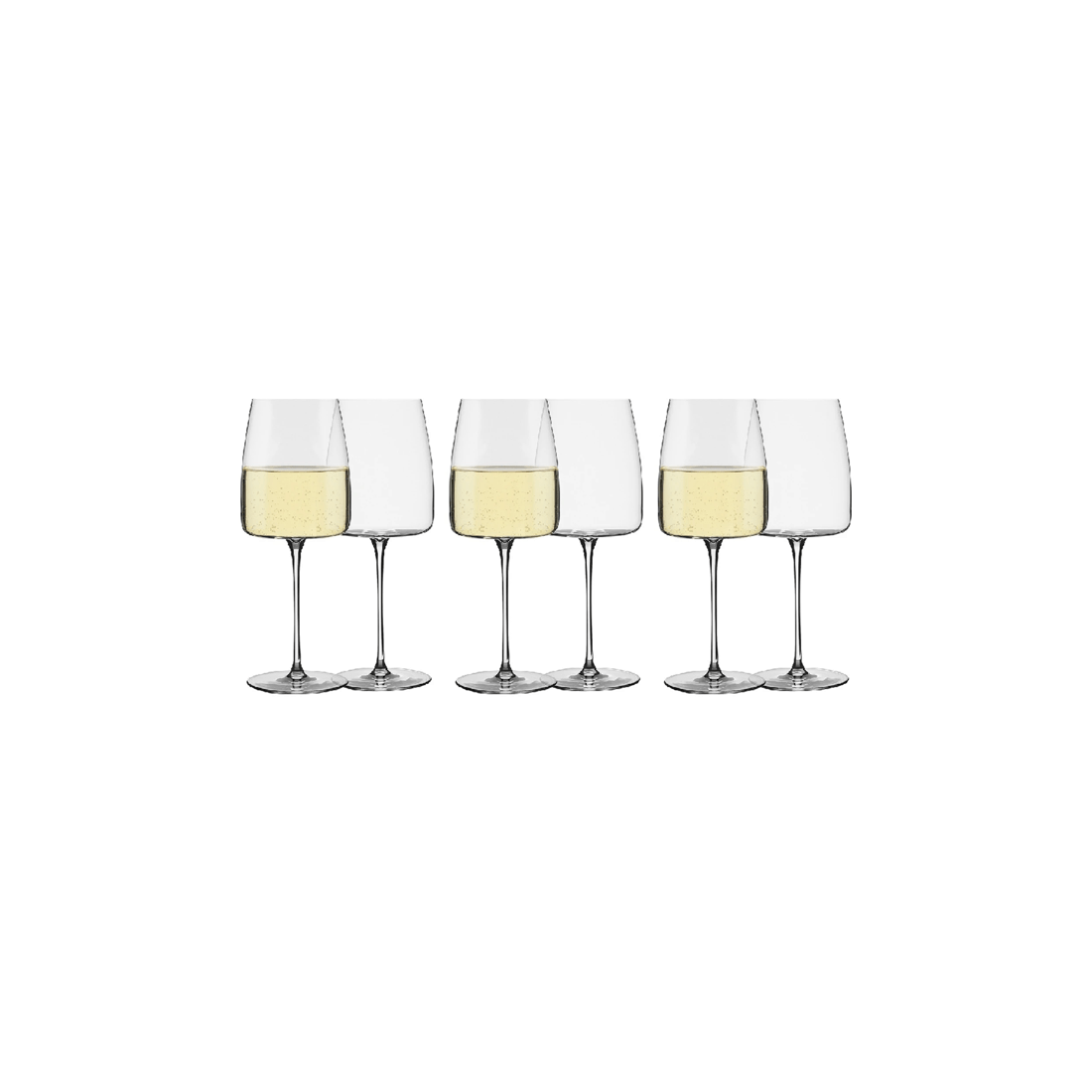 1 6pc Ecology Epicure Stemmed 450ml/22cm White Wine Glasses Drinkware Set Clear
 - Clear, 1 of 4