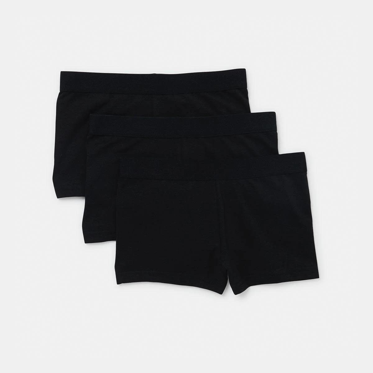 1 3 Pack Sport Shorties BLACK, 1 of 3