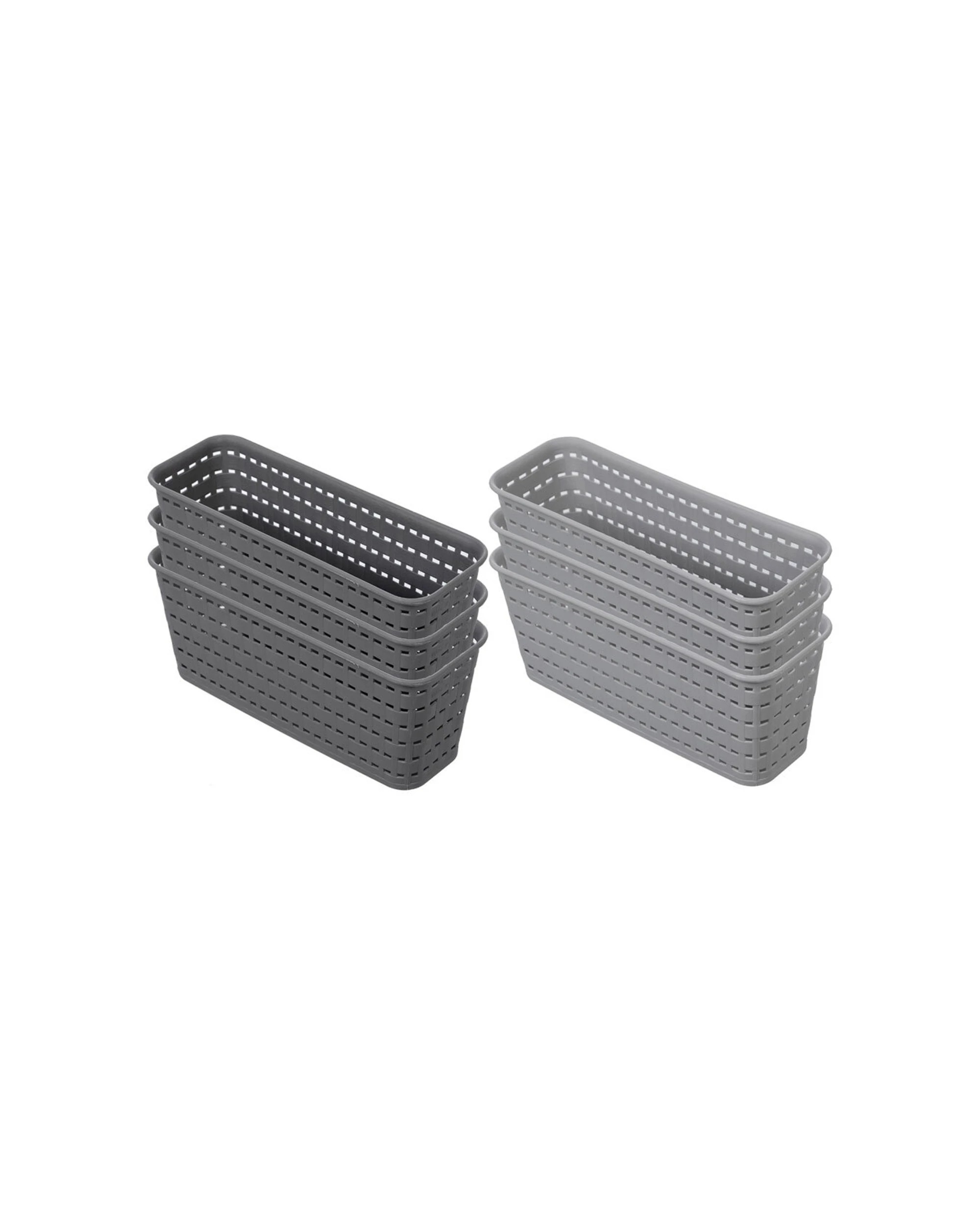 1 Boxsweden 6PK Woven Storage Basket 26.5cm - Multi, 1 of 6