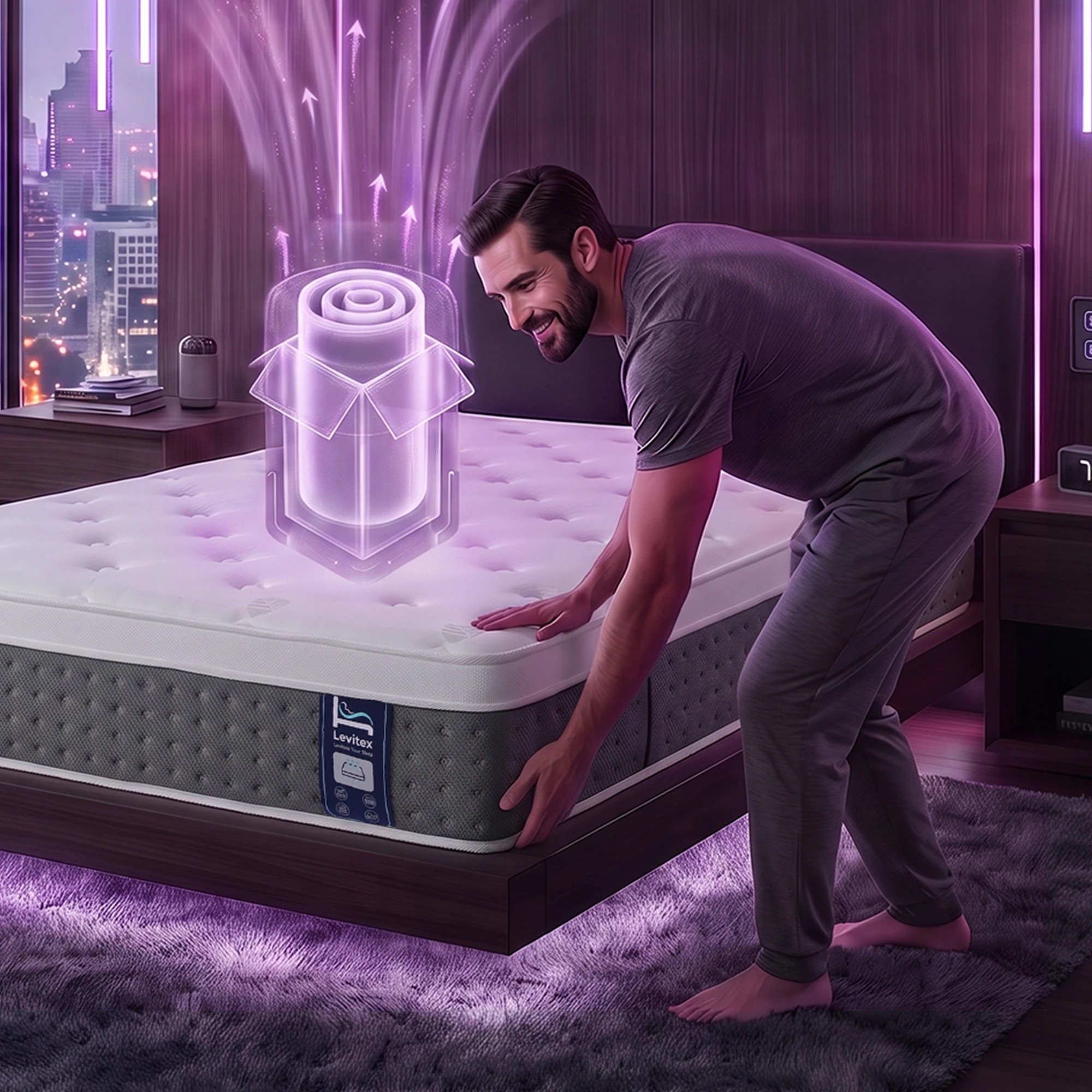 9 Levitex Mattress Individual Pocket Spring 5-Zone for Lumbar Support 30CM - Single Bed - Multi, 9 of 10