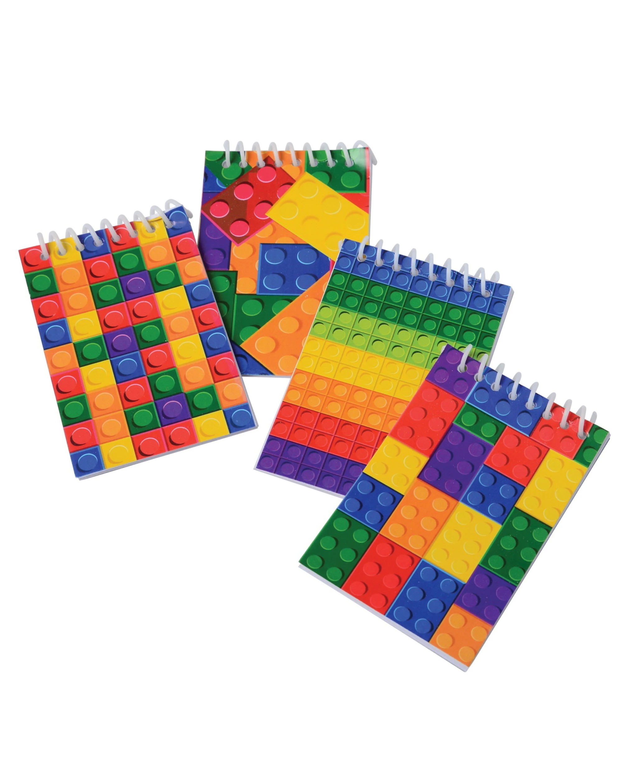 1 Partyrama Block Mania Notepads Pack of 8, 1 of 2