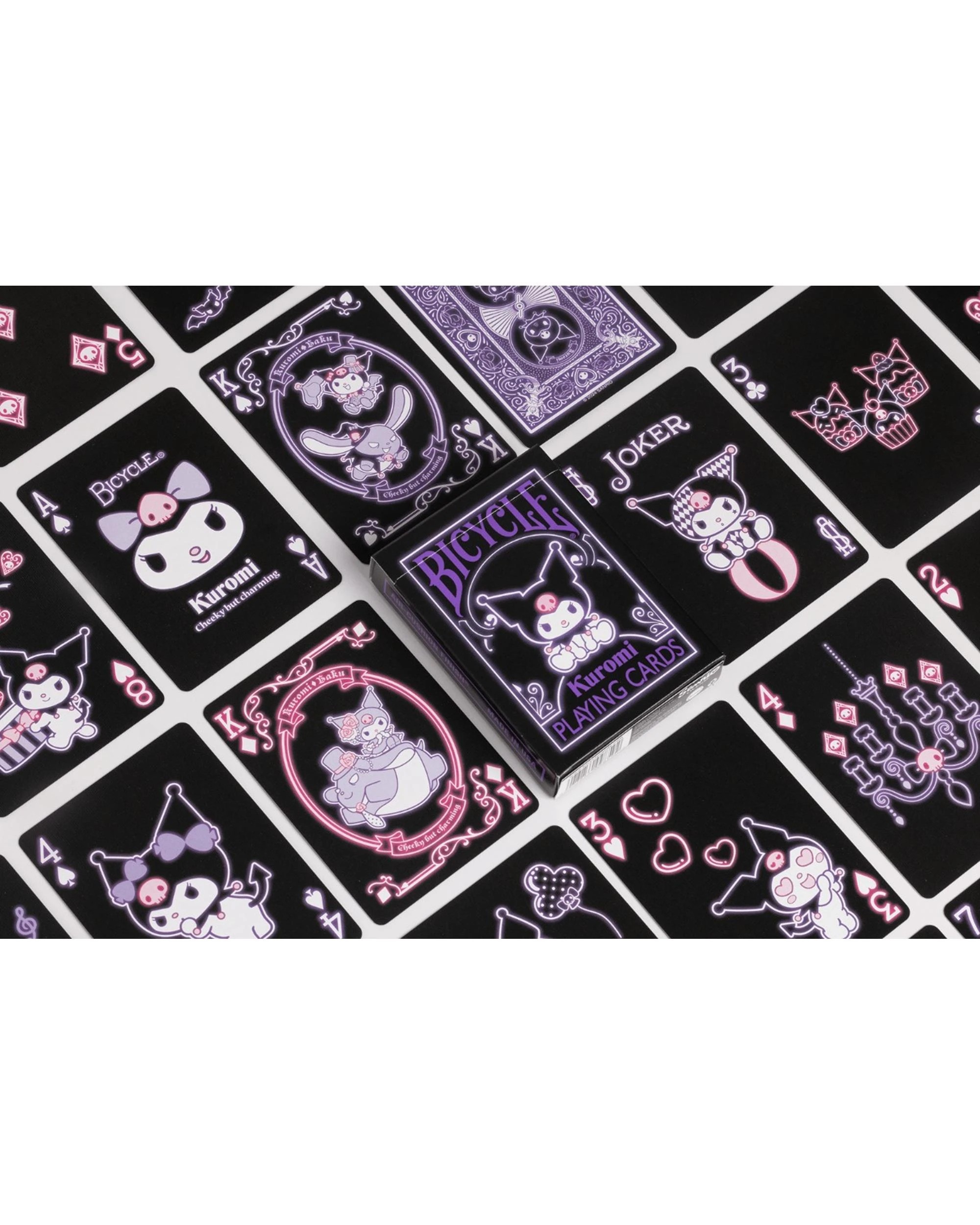 2 Bicycle Kuromi Black and Purple Playing Cards - Multi, 2 of 4