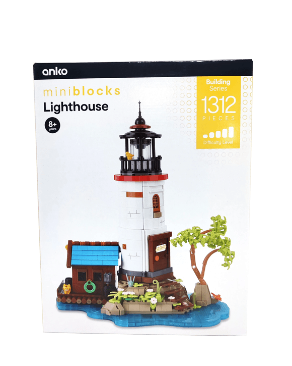 1312 Pieces Mini Blocks Building Series: Lighthouse