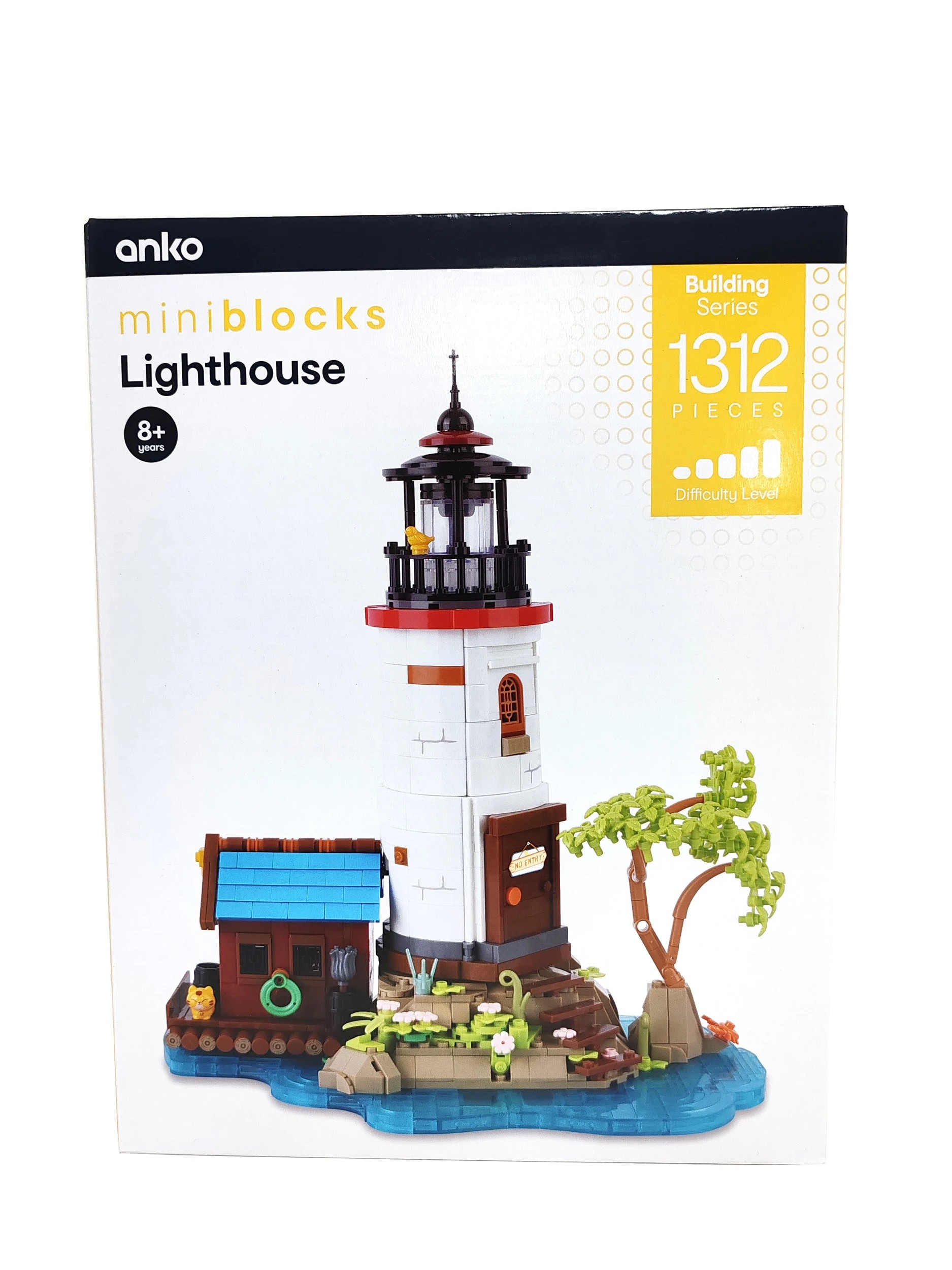 1 1312 Pieces Mini Blocks Building Series: Lighthouse, 1 of 4
